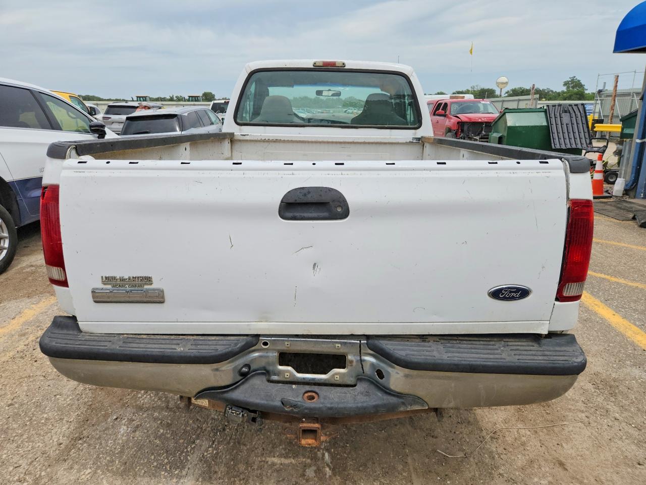 2007 Ford F250 Super Duty White vin: 1FTNF20537EB11988