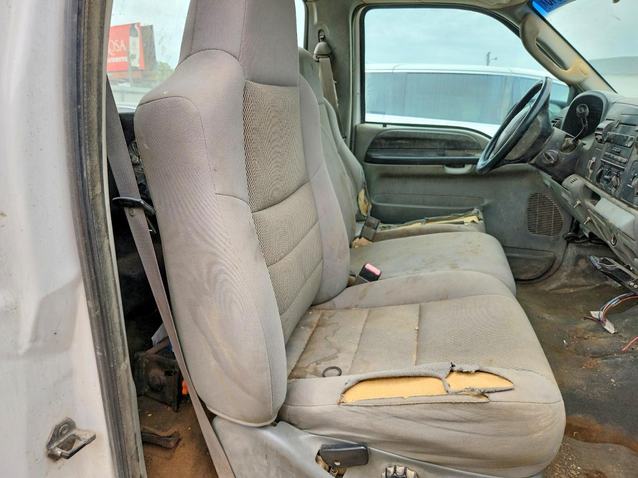 2007 Ford F250 Super Duty White vin: 1FTNF20537EB11988
