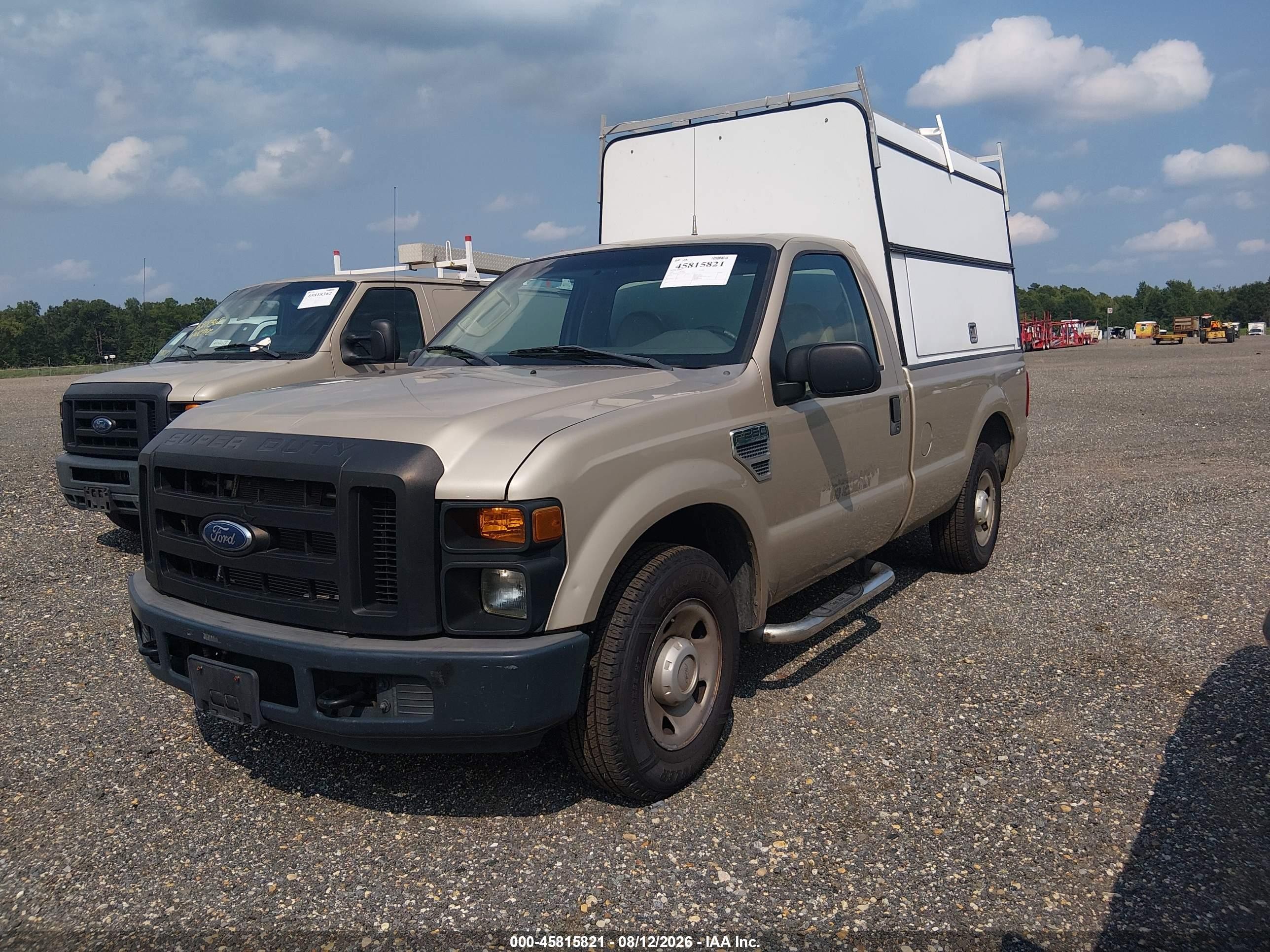 2008 Ford F-250 Xl/xlt Tan vin: 1FTNF20538EE22080