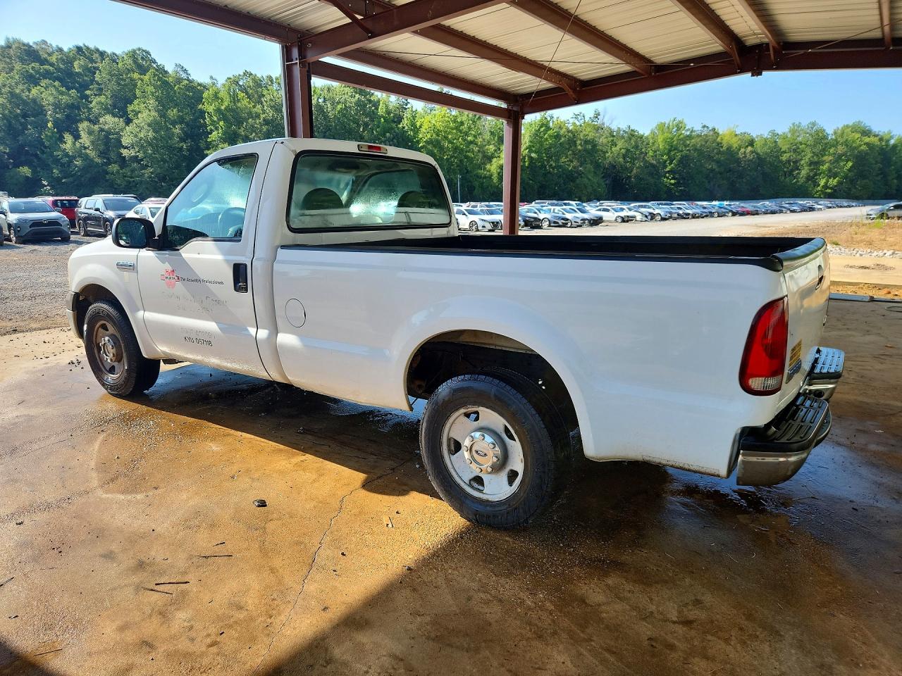 2006 Ford F250 Super Duty White vin: 1FTNF20546EC05117