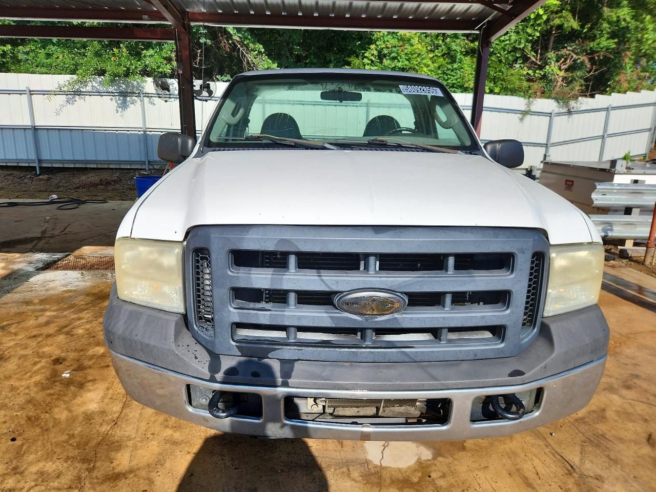 2006 Ford F250 Super Duty White vin: 1FTNF20546EC05117