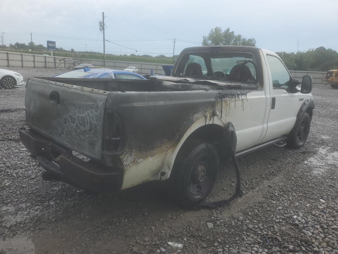 2006 Ford F250 Super Duty Белый vin: 1FTNF20546EC63616