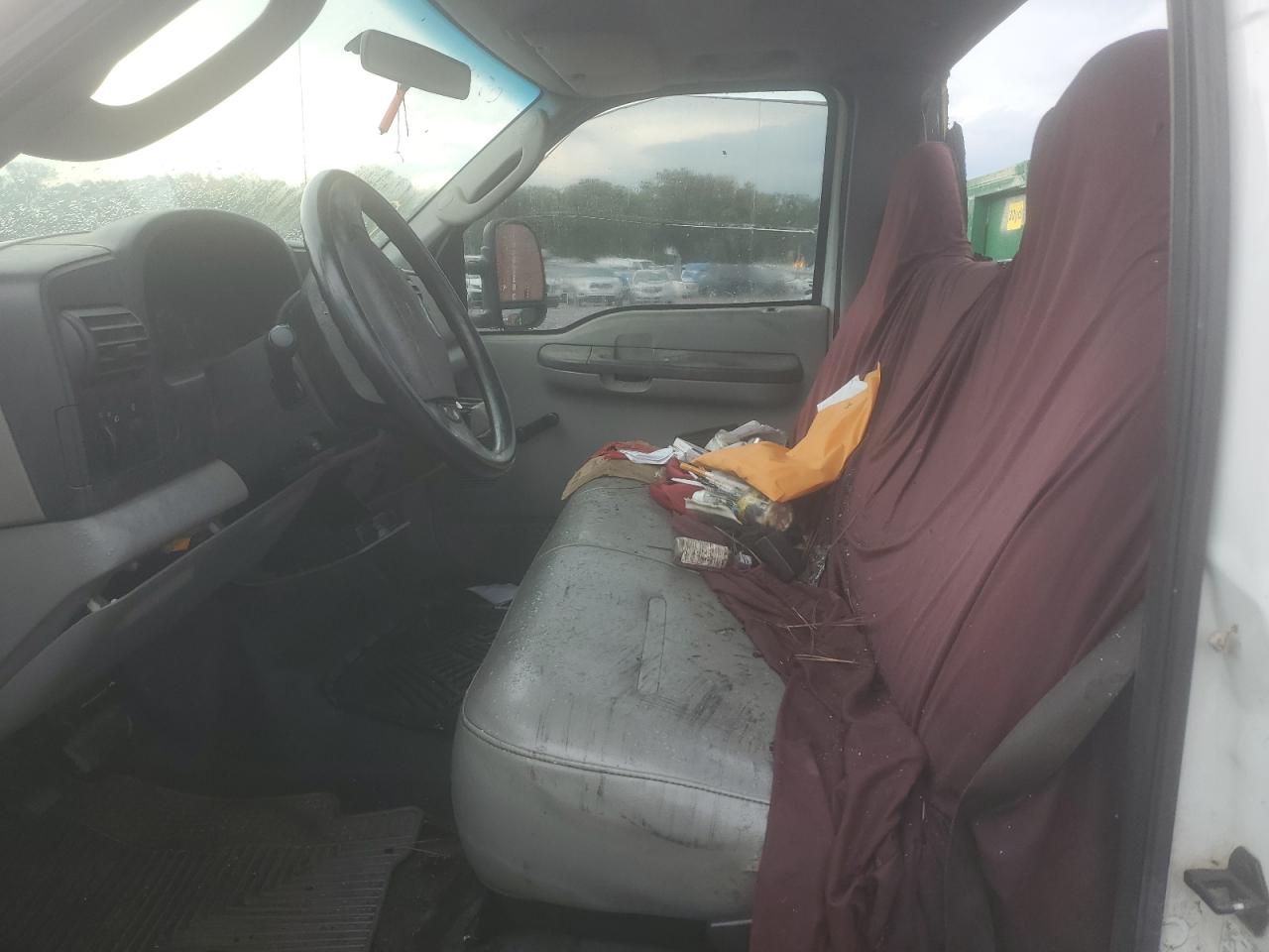 2006 Ford F250 Super Duty Белый vin: 1FTNF20546EC63616