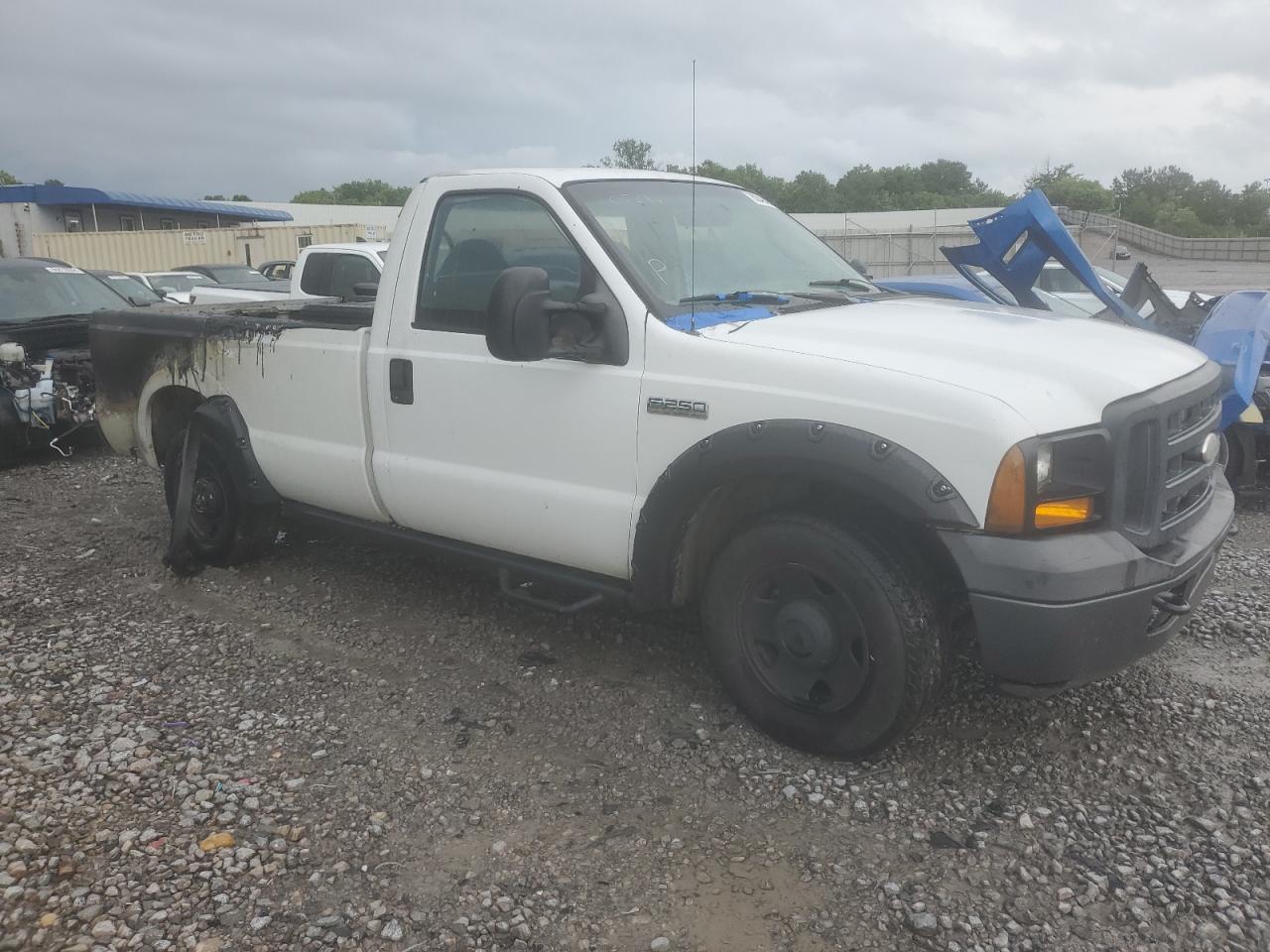 2006 Ford F250 Super Duty Белый vin: 1FTNF20546EC63616
