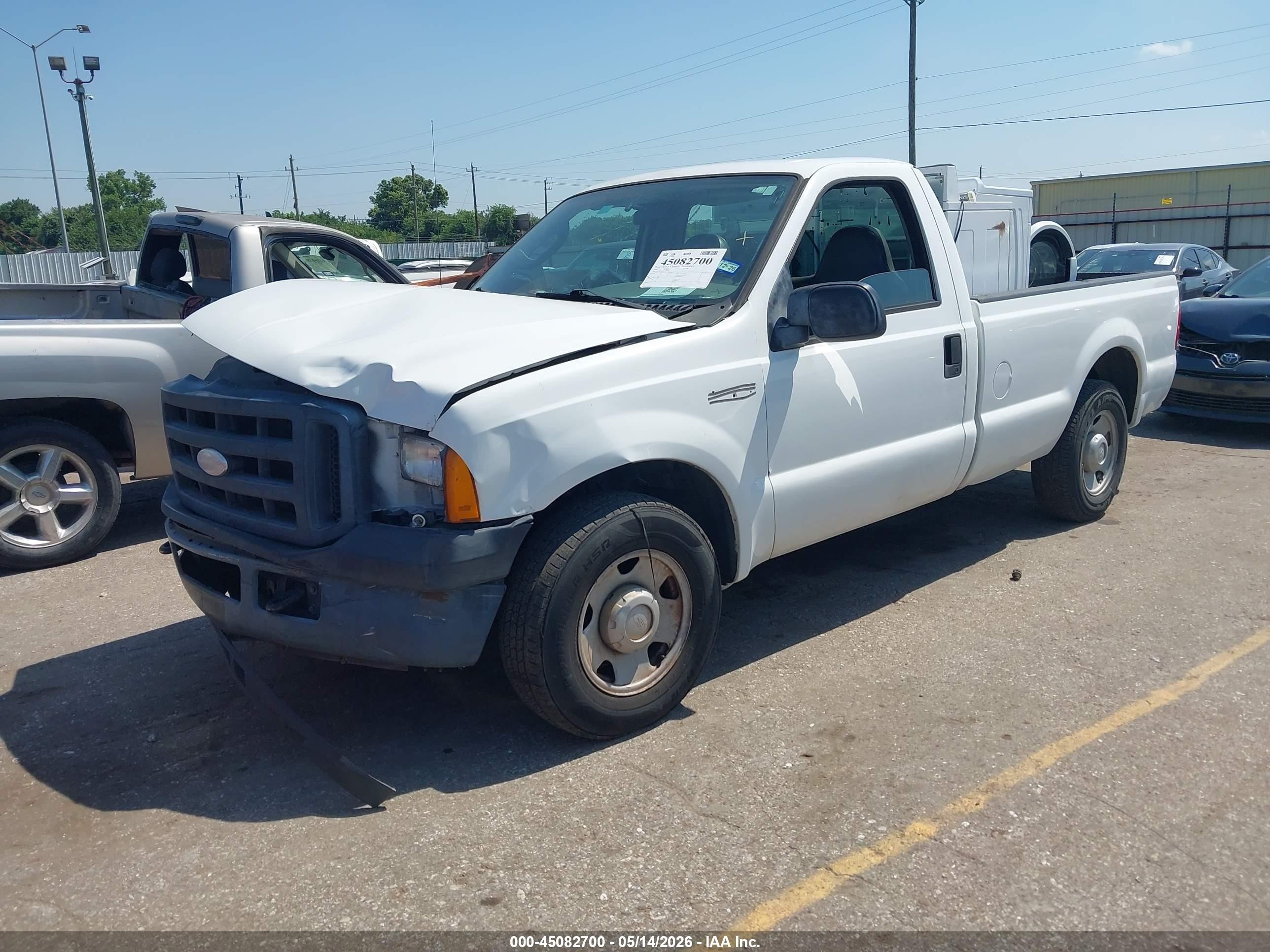 2006 Ford F-250 Xl/xlt Белый vin: 1FTNF20546EC89956