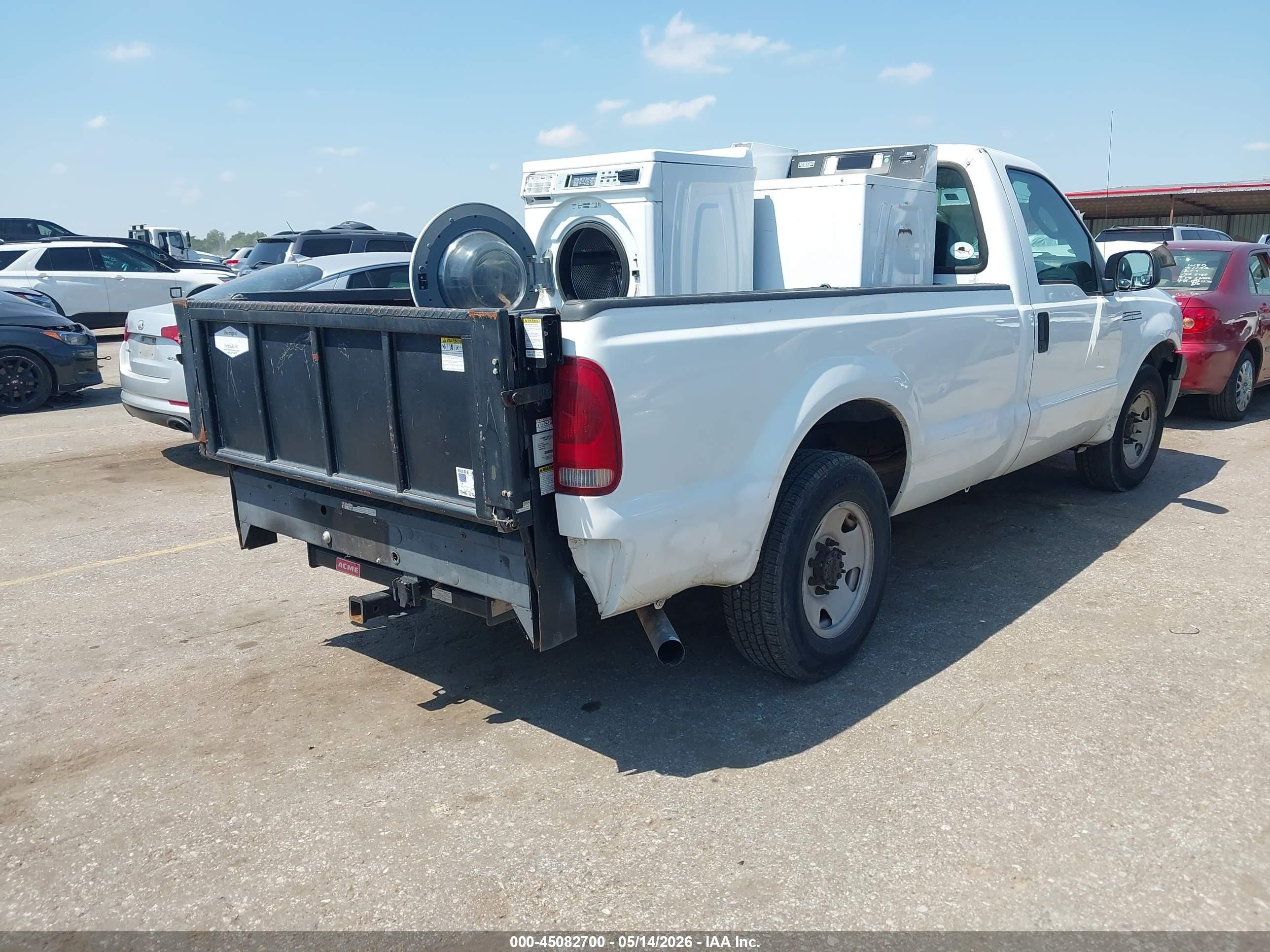 2006 Ford F-250 Xl/xlt Белый vin: 1FTNF20546EC89956