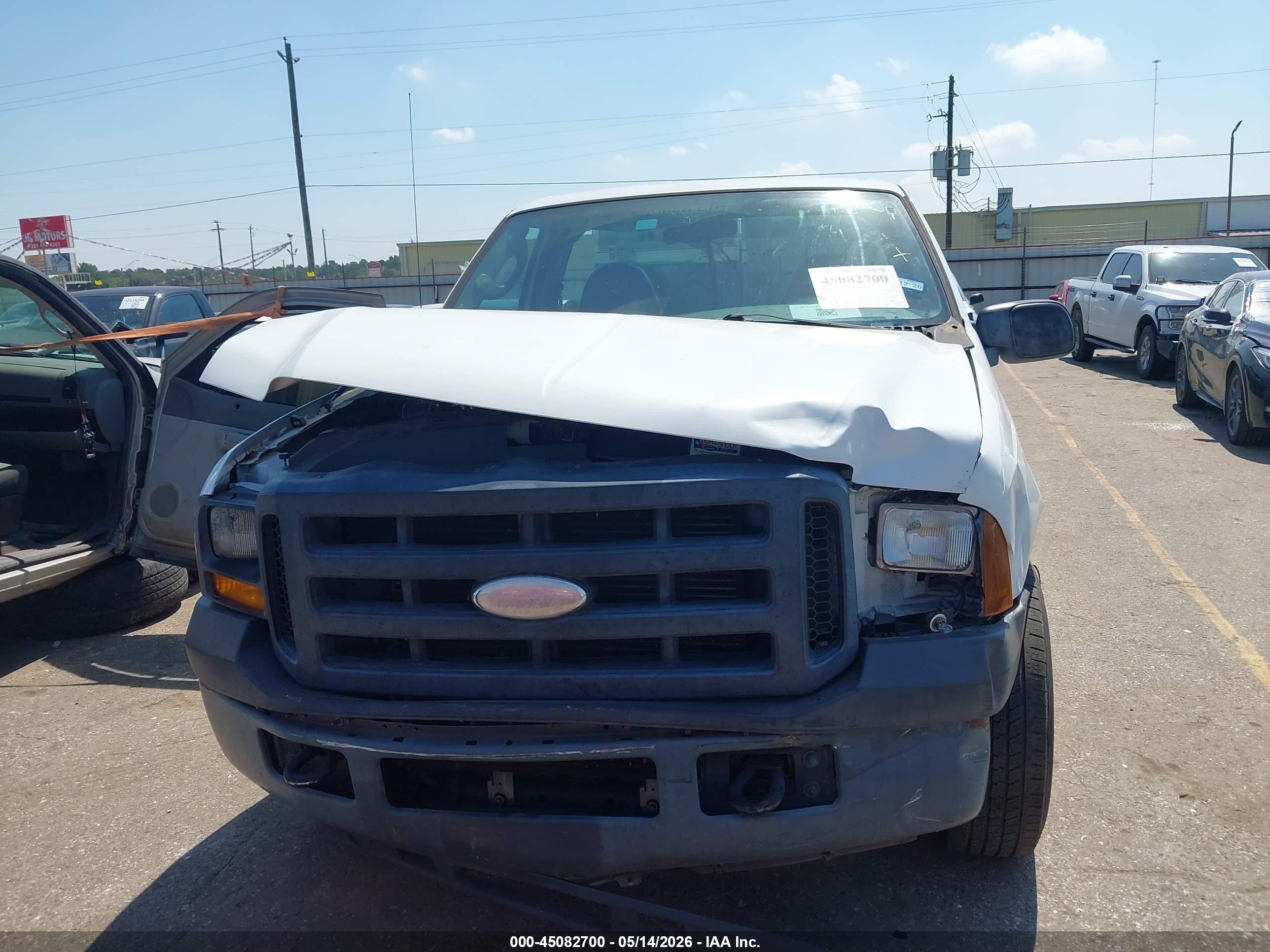 2006 Ford F-250 Xl/xlt Белый vin: 1FTNF20546EC89956