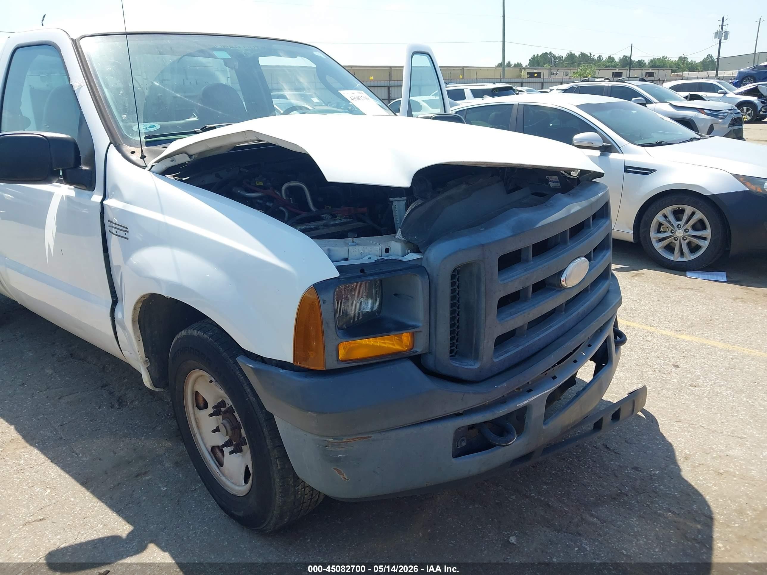 2006 Ford F-250 Xl/xlt Белый vin: 1FTNF20546EC89956