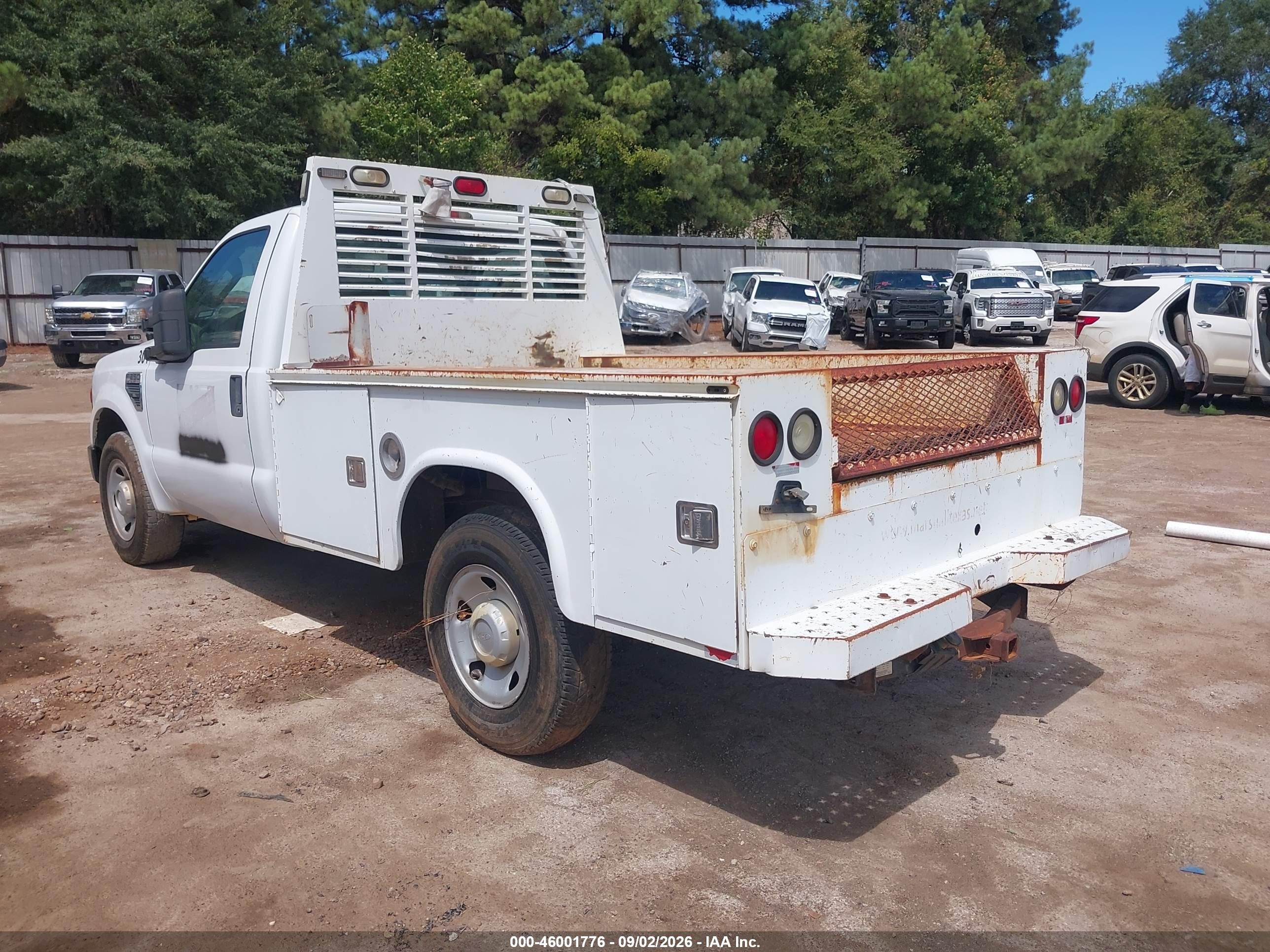 2008 Ford F-250 Xl/xlt White vin: 1FTNF20548EC86784