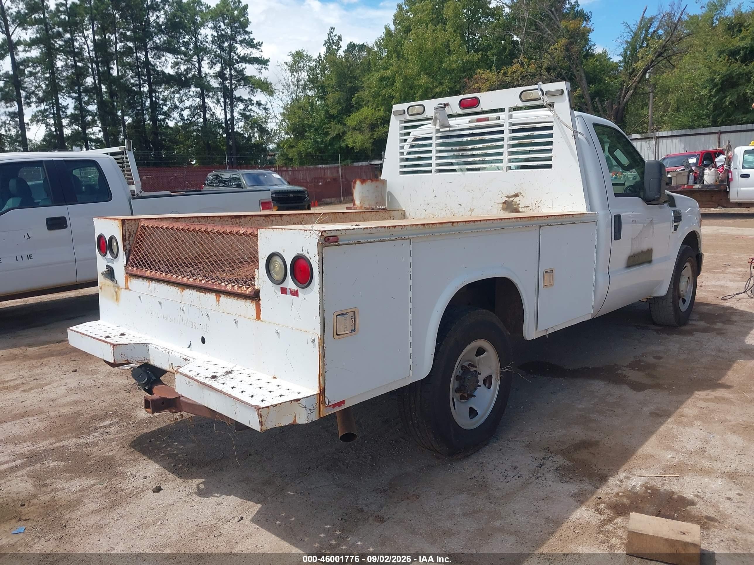 2008 Ford F-250 Xl/xlt White vin: 1FTNF20548EC86784