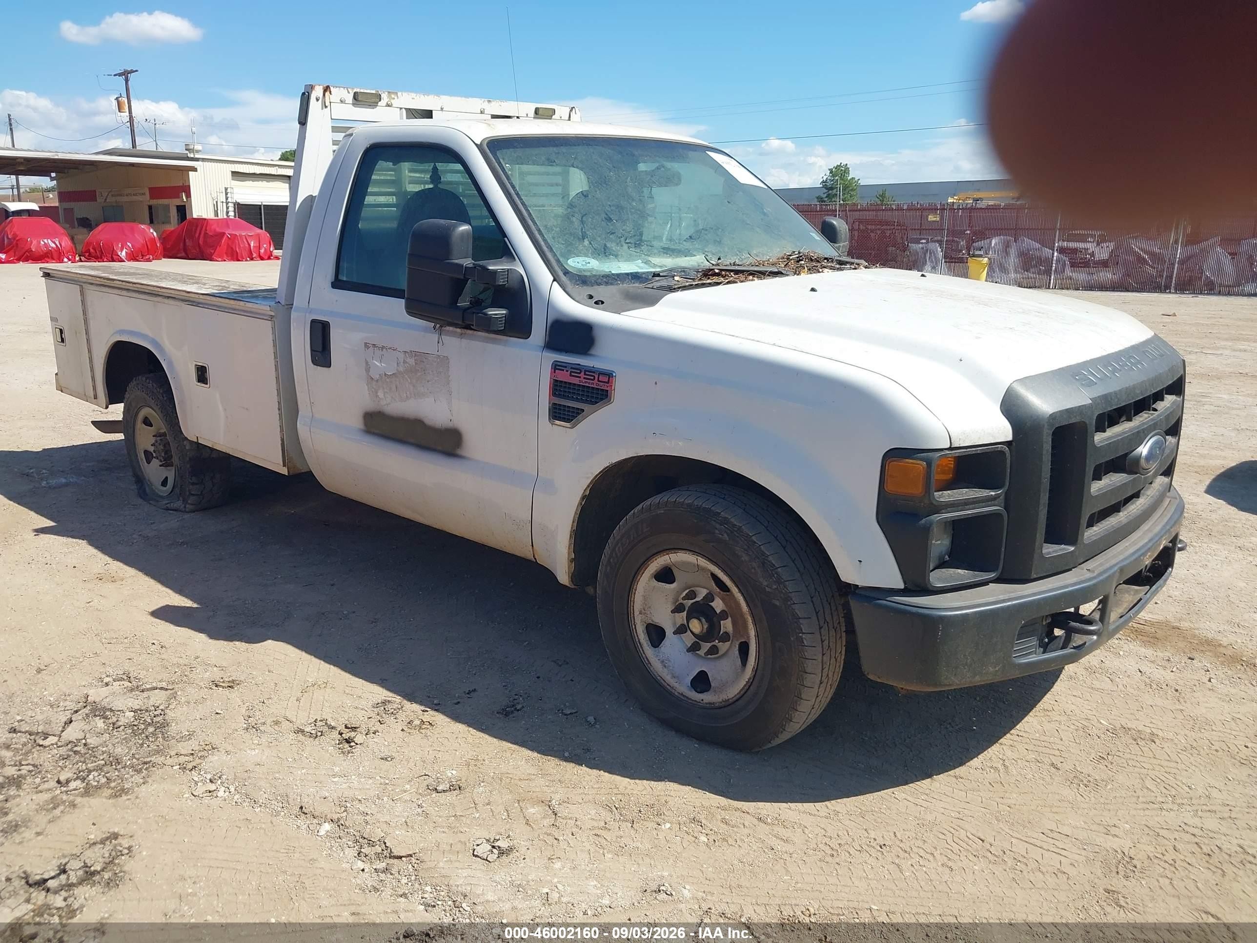 2008 Ford F-250 Xl/xlt White vin: 1FTNF20548EC86798
