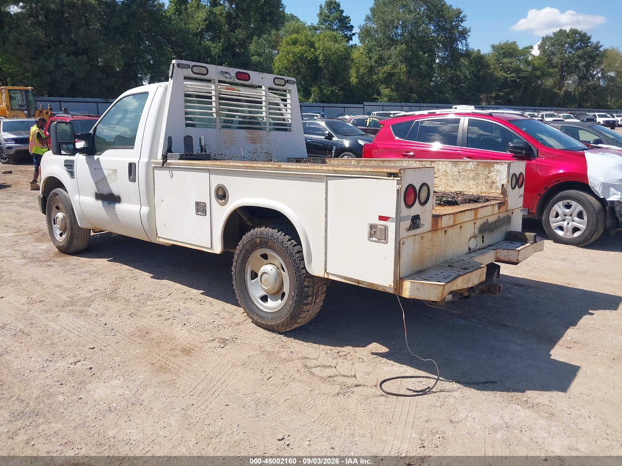 2008 Ford F-250 Xl/xlt White vin: 1FTNF20548EC86798