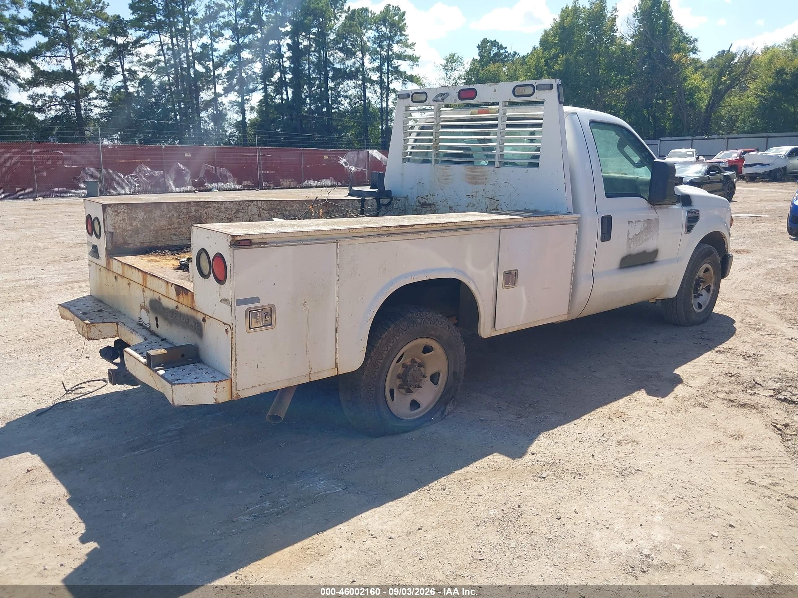 2008 Ford F-250 Xl/xlt White vin: 1FTNF20548EC86798