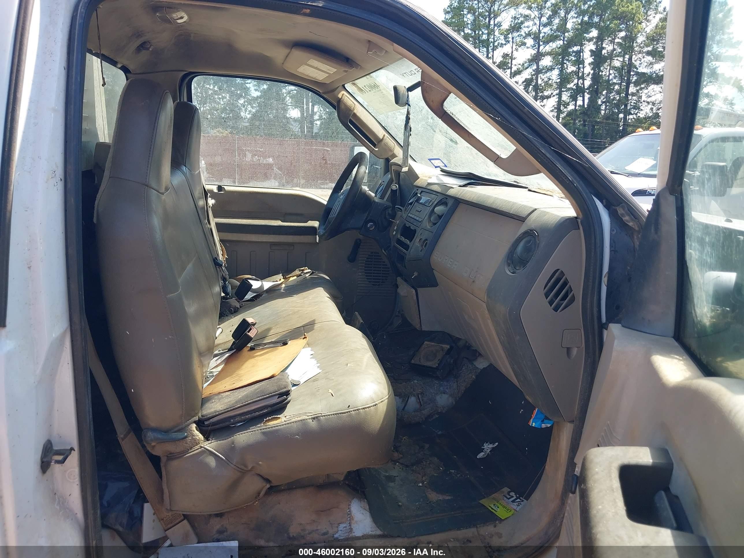 2008 Ford F-250 Xl/xlt White vin: 1FTNF20548EC86798