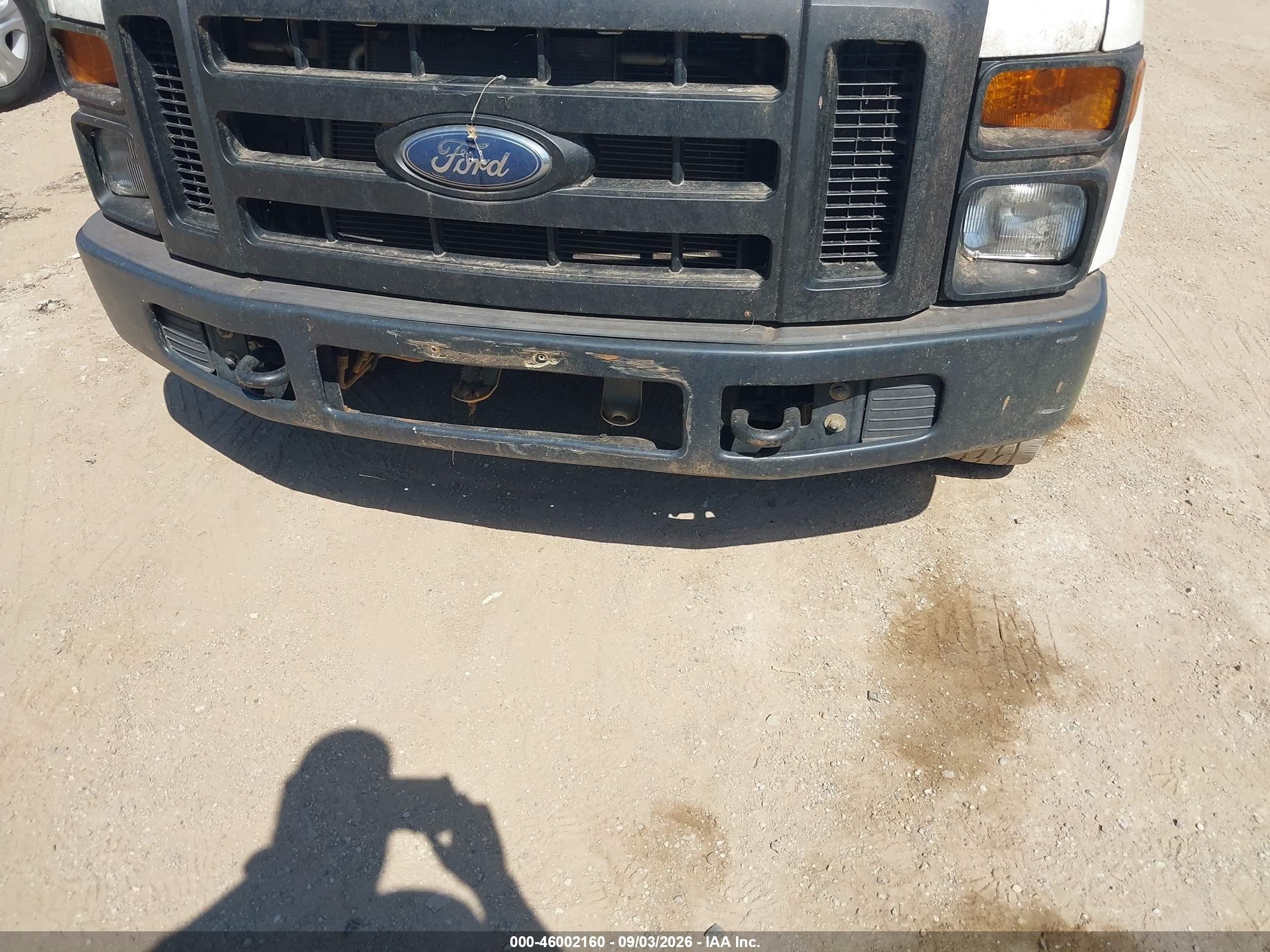 2008 Ford F-250 Xl/xlt White vin: 1FTNF20548EC86798