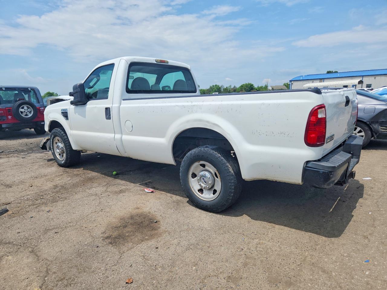 2008 Ford F250 Super Duty White vin: 1FTNF20548EE51331