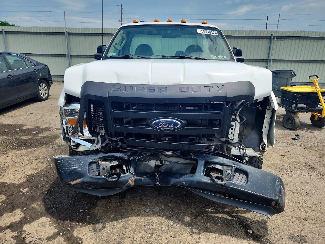 2008 Ford F250 Super Duty White vin: 1FTNF20548EE51331