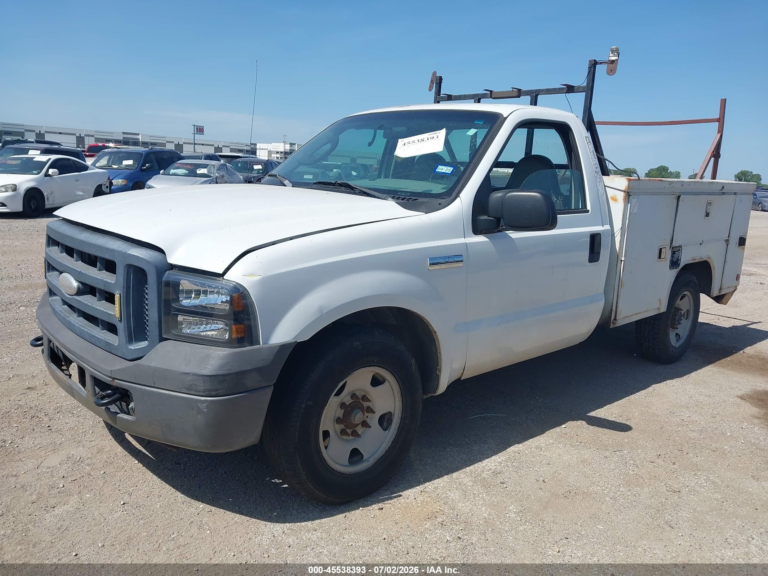 2006 Ford F-250 Xl/xlt Белый vin: 1FTNF20556EC34559