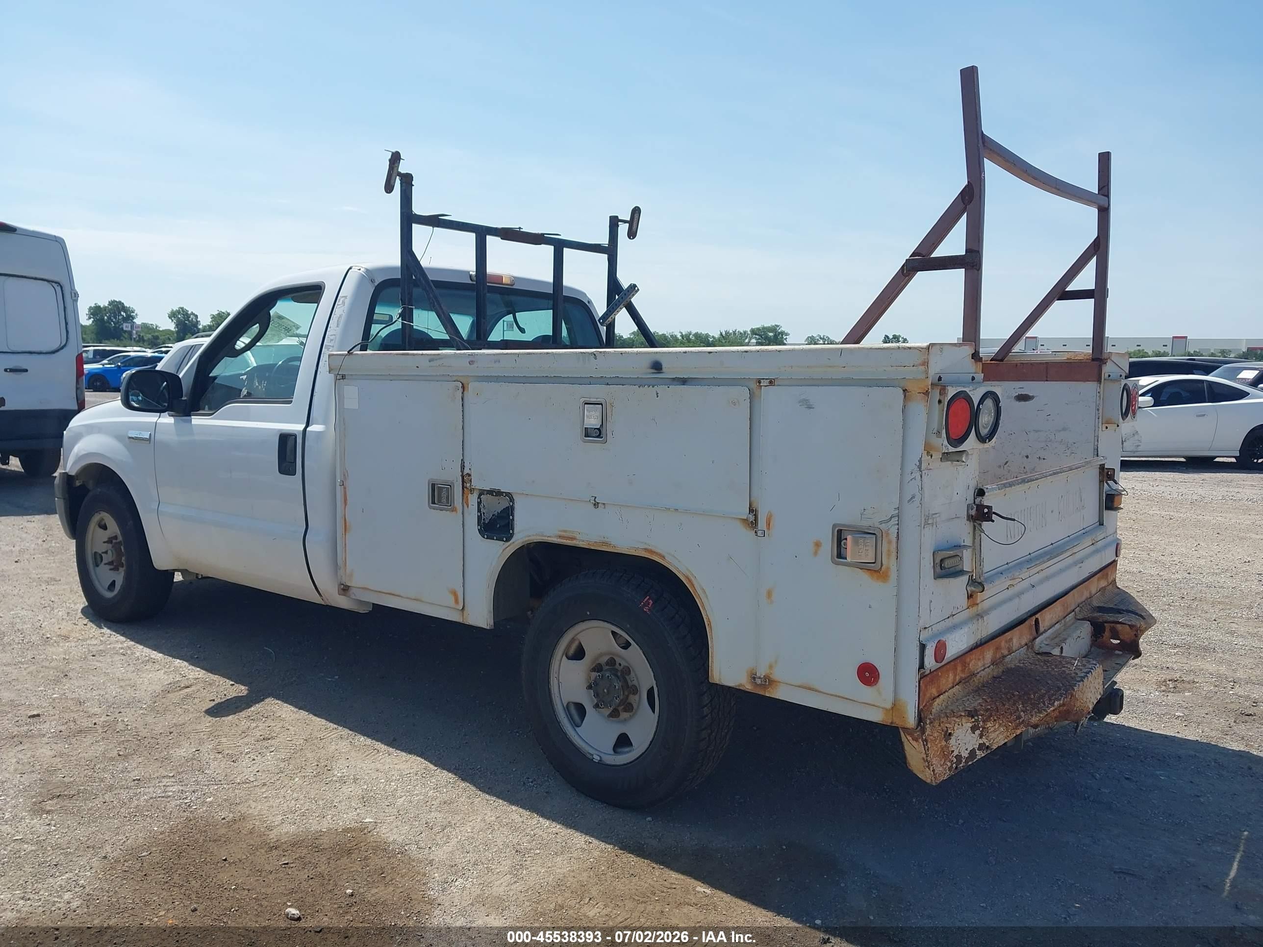 2006 Ford F-250 Xl/xlt Белый vin: 1FTNF20556EC34559