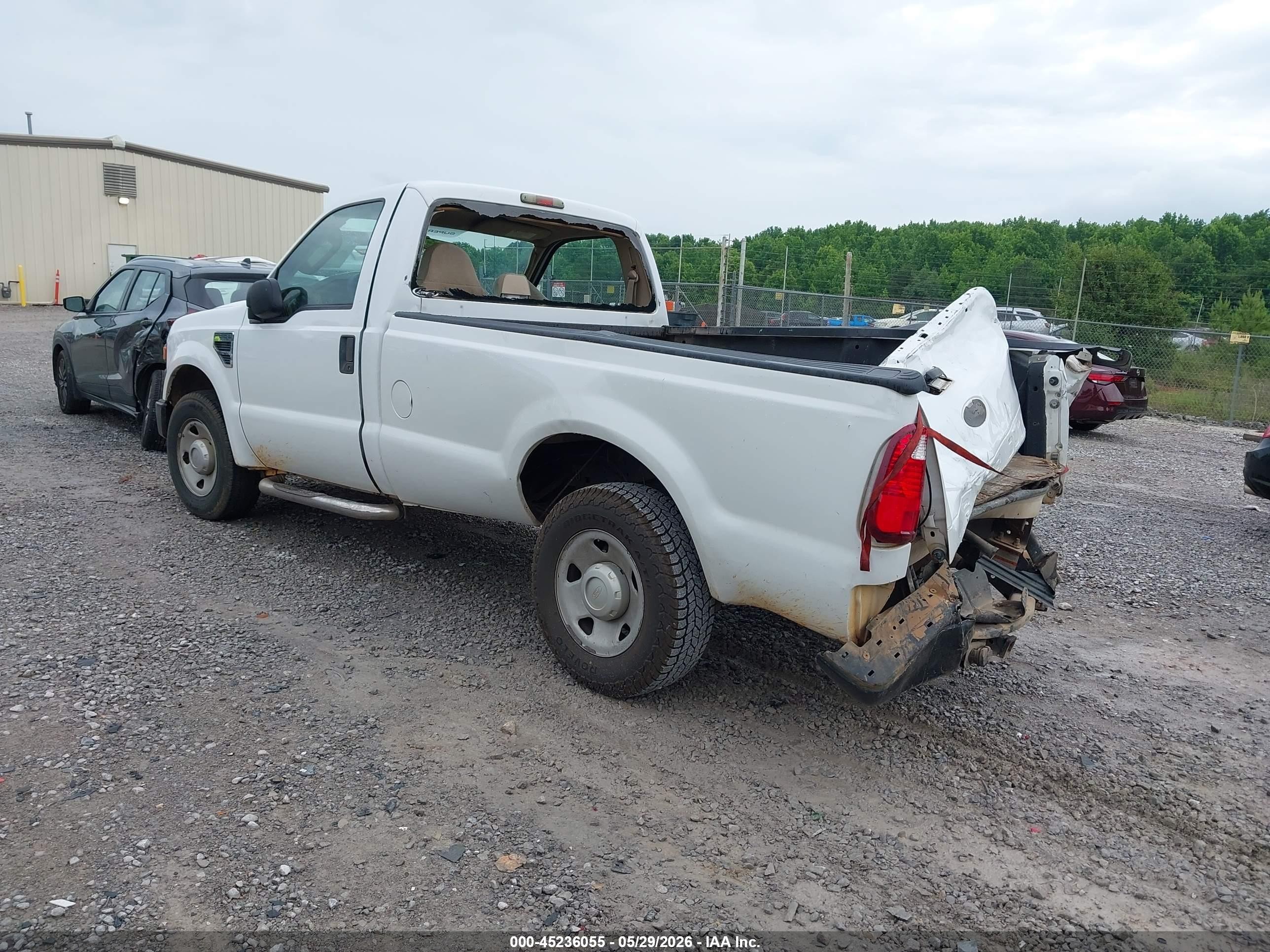 2008 Ford F-250 Xl/xlt White vin: 1FTNF20568ED19560