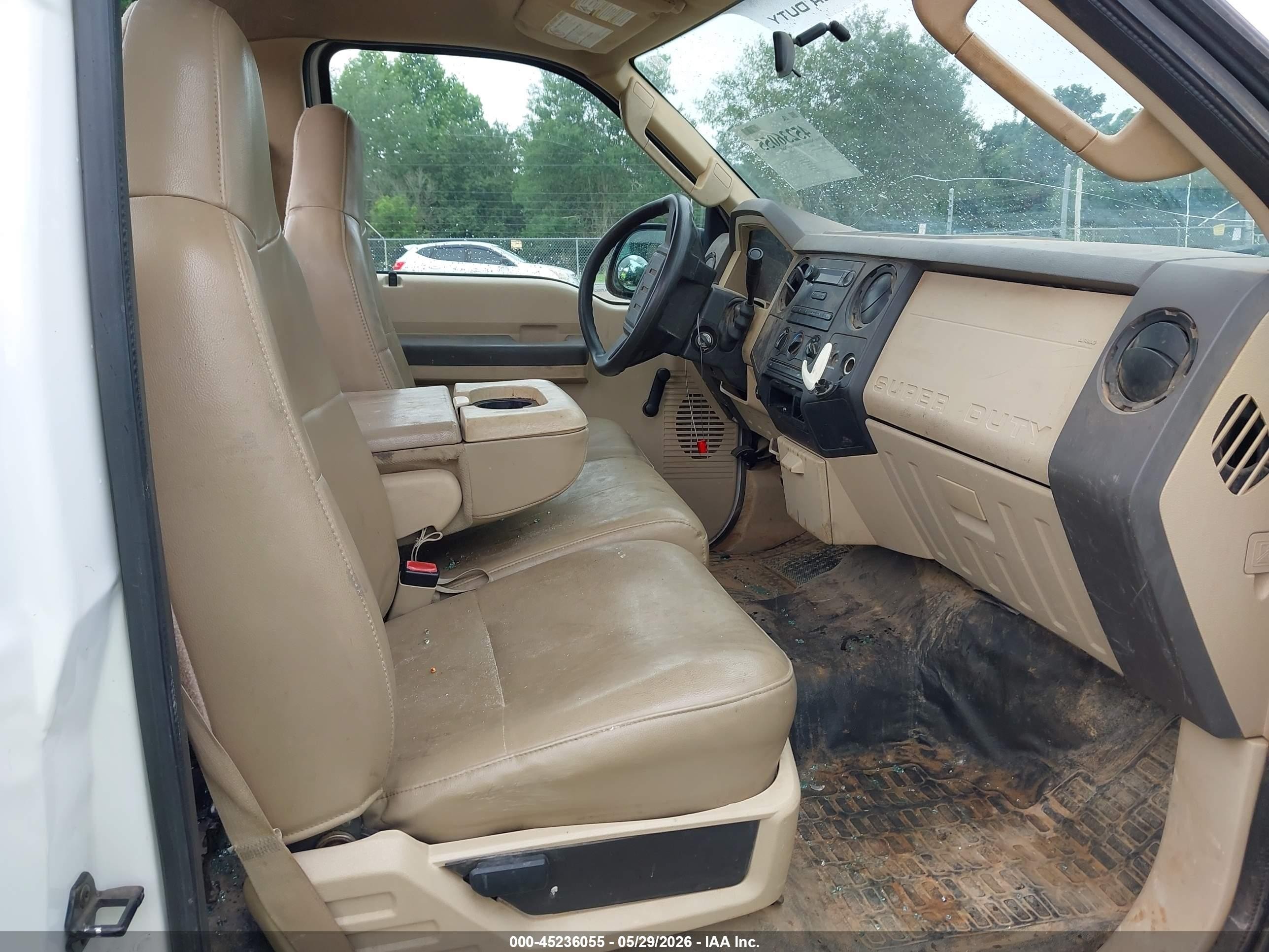 2008 Ford F-250 Xl/xlt White vin: 1FTNF20568ED19560