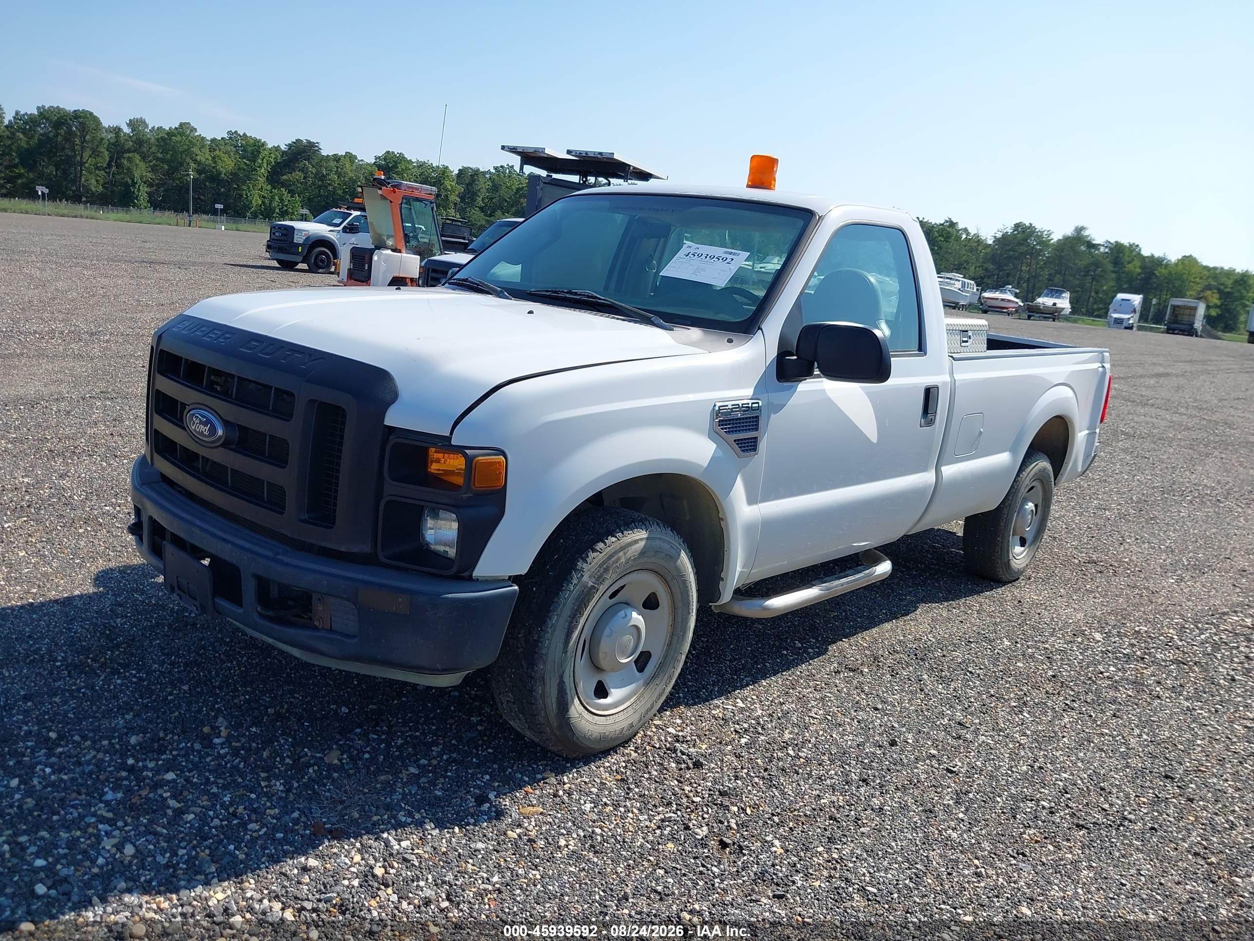 2008 Ford Super Duty F-250 Srw Xl/xlt White vin: 1FTNF20568ED27948
