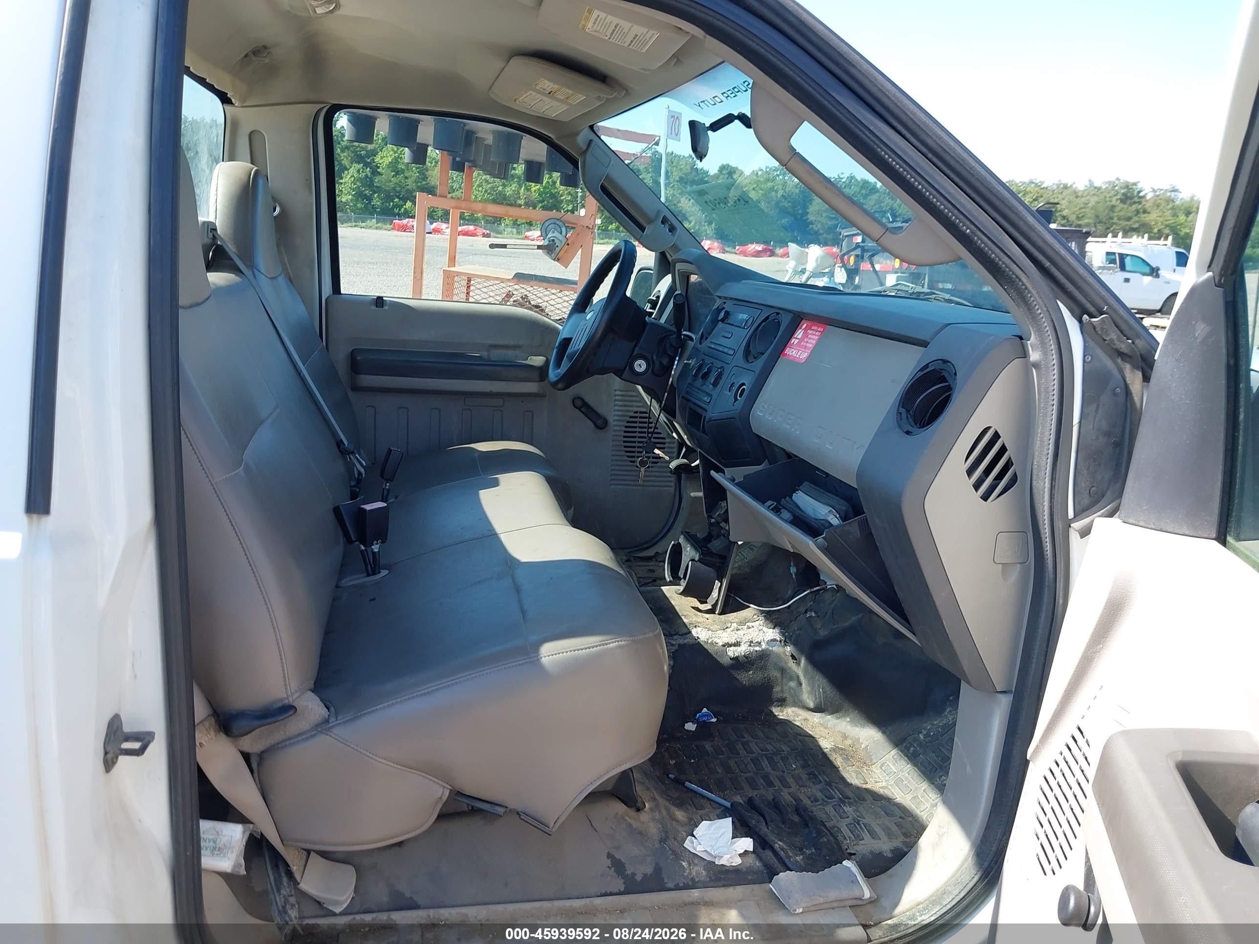 2008 Ford Super Duty F-250 Srw Xl/xlt White vin: 1FTNF20568ED27948