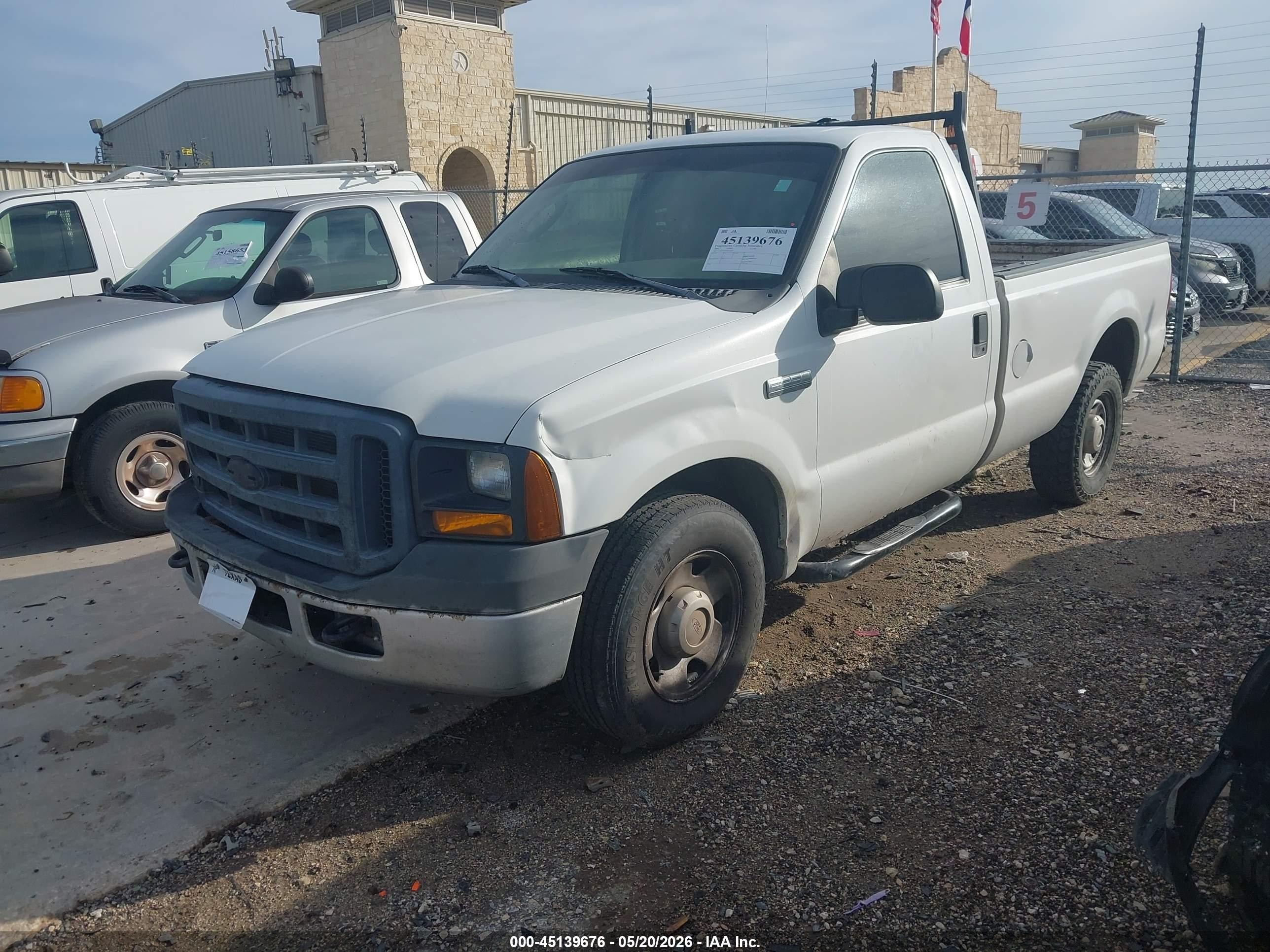 2006 Ford F-250 Xl/xlt White vin: 1FTNF20576EC24714