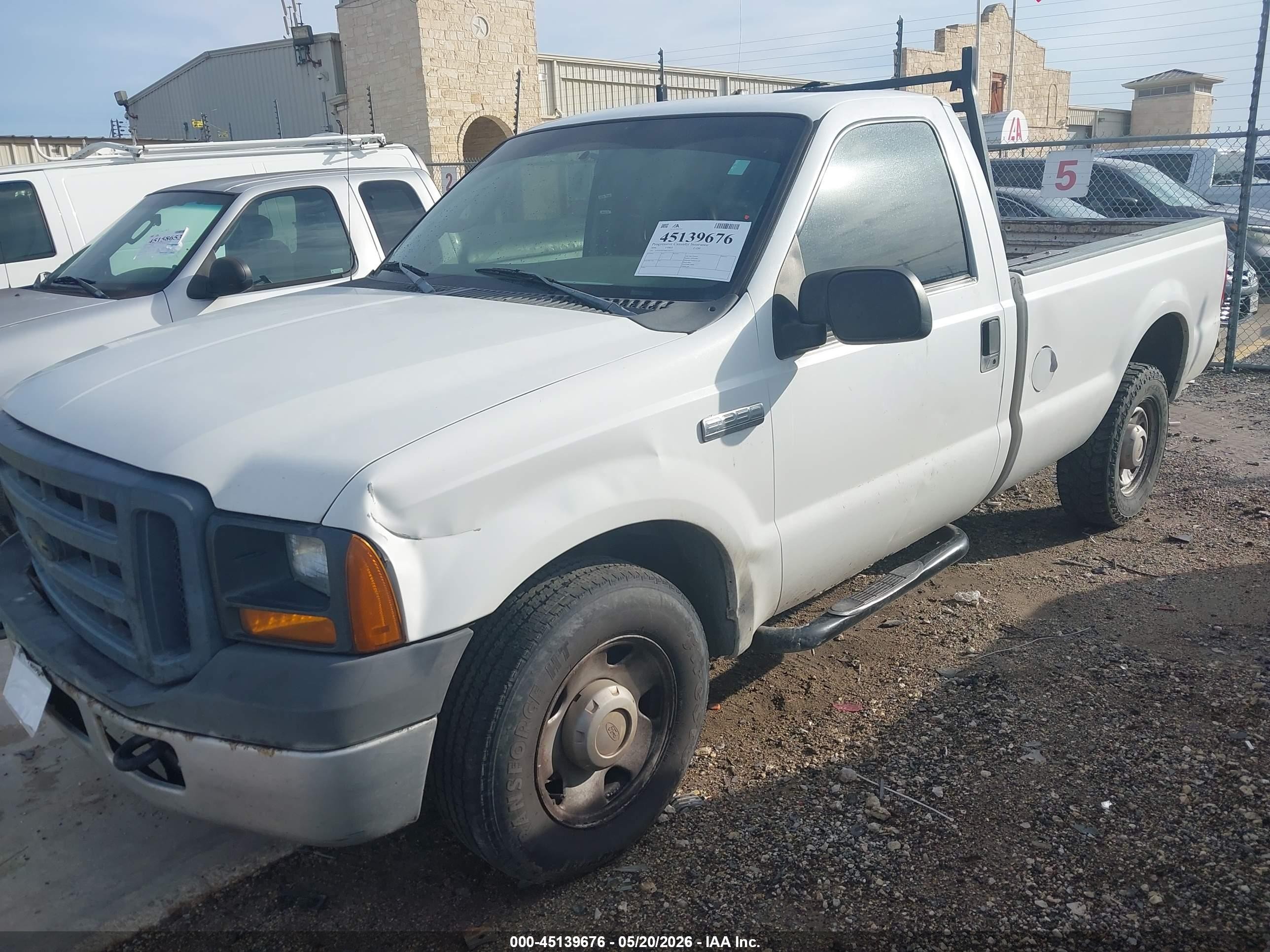 2006 Ford F-250 Xl/xlt White vin: 1FTNF20576EC24714