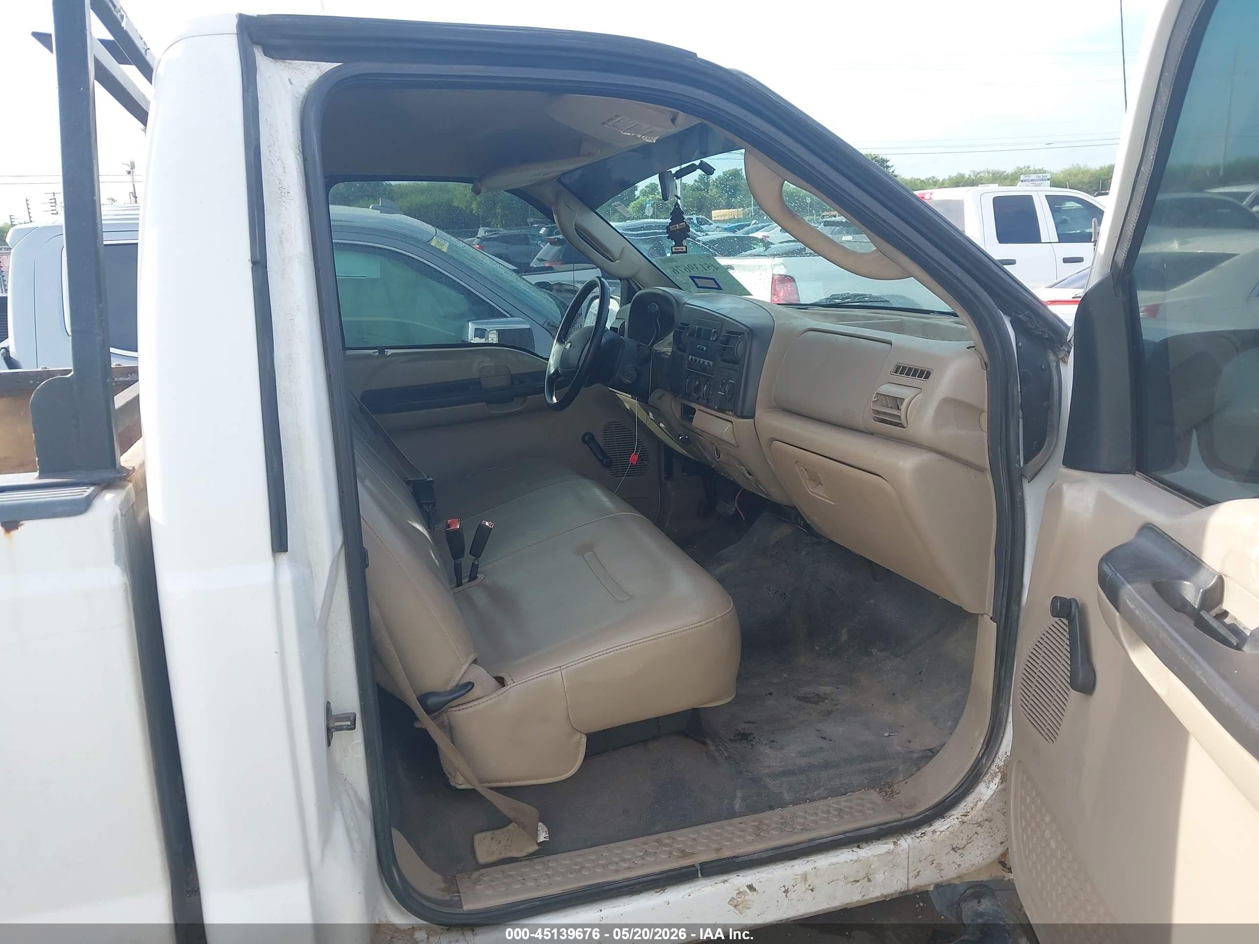 2006 Ford F-250 Xl/xlt White vin: 1FTNF20576EC24714