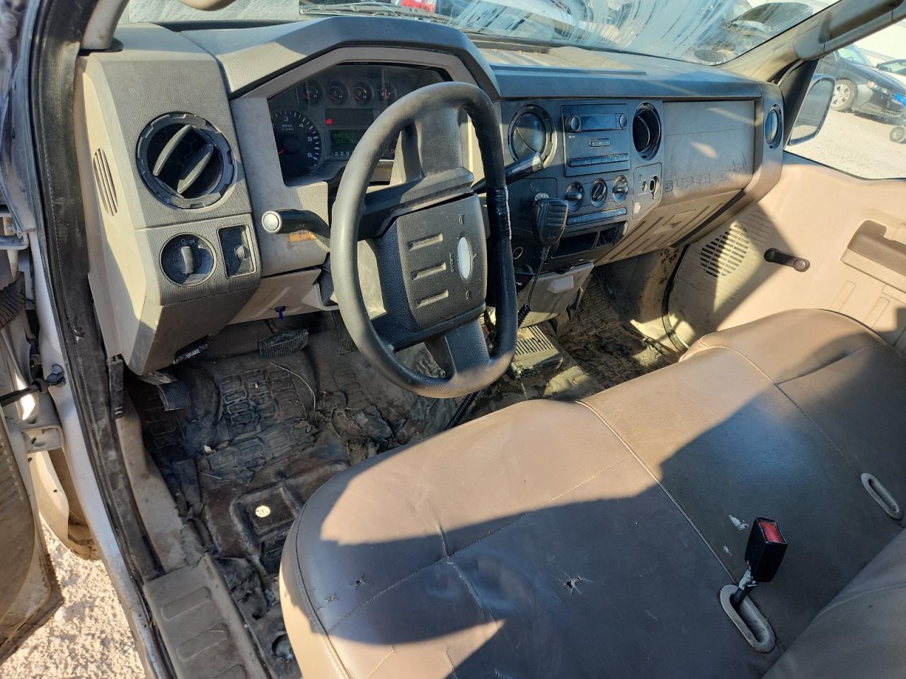 2008 Ford F250 Super Duty White vin: 1FTNF20578EB01174