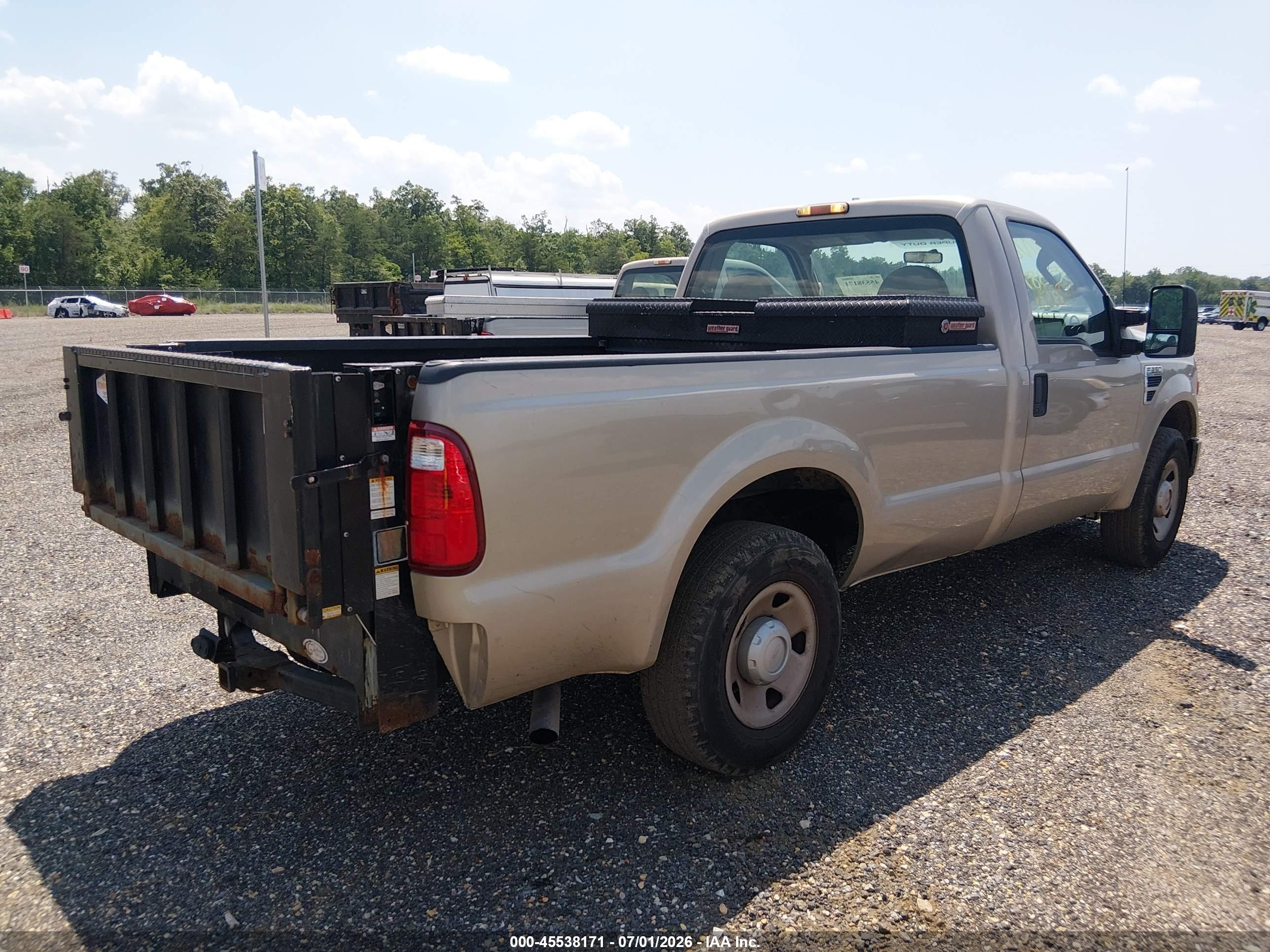 2009 Ford Super Duty F-250 Srw Xl/xlt Tan vin: 1FTNF20579EB08532