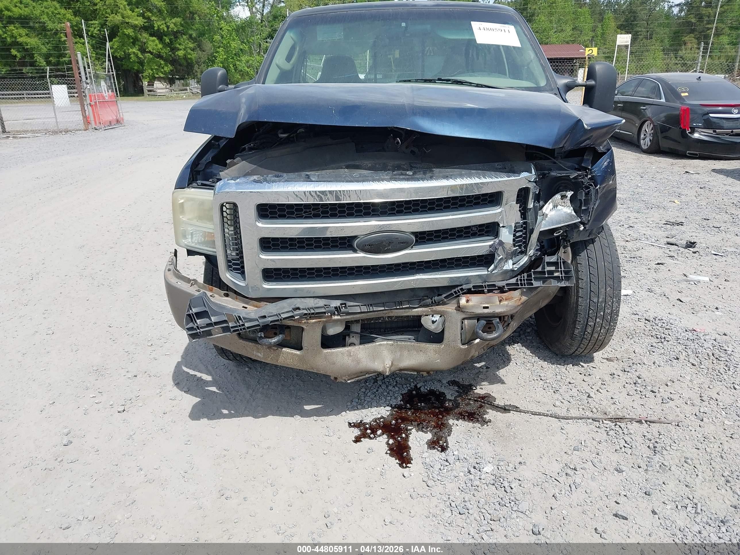 2006 Ford F-250 Xl/xlt Blue vin: 1FTNF20586ED39452