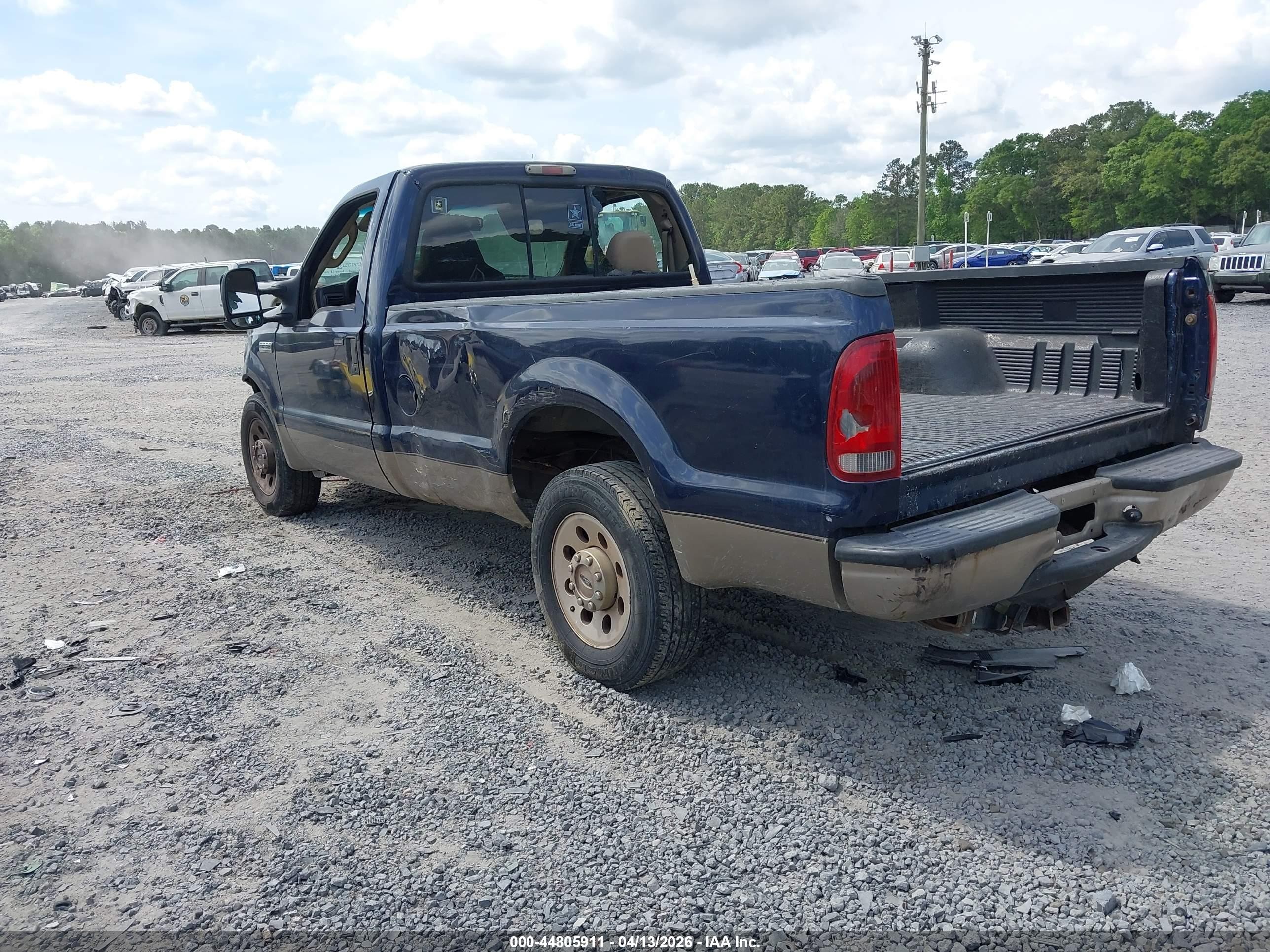 2006 Ford F-250 Xl/xlt Blue vin: 1FTNF20586ED39452