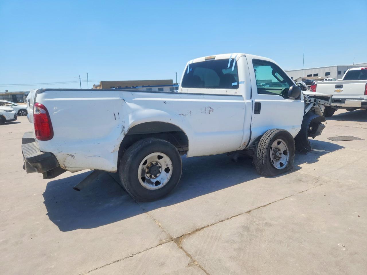 2008 Ford F250 Super Duty White vin: 1FTNF20588EA15209