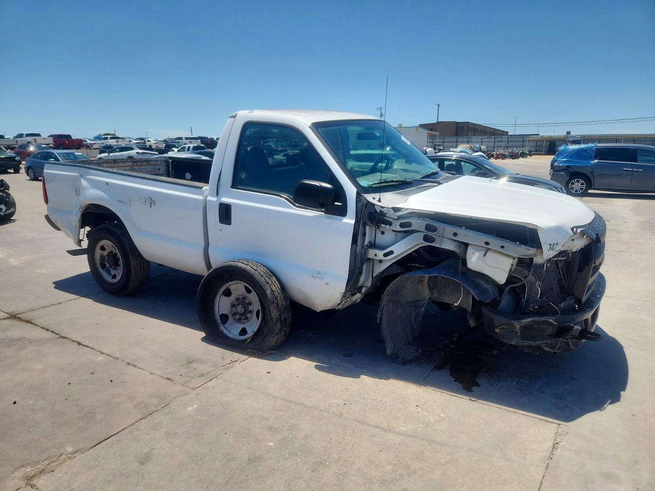 2008 Ford F250 Super Duty White vin: 1FTNF20588EA15209