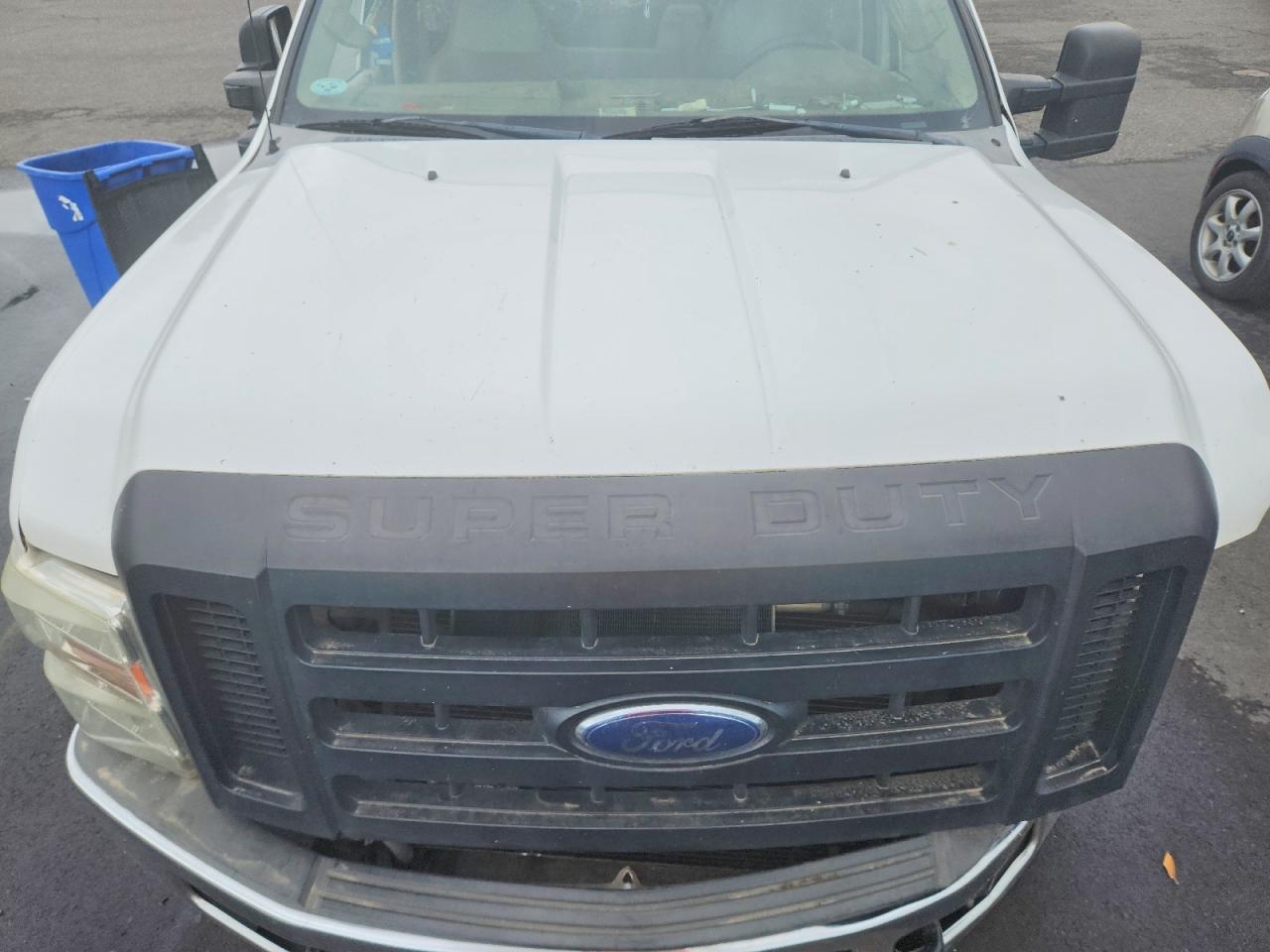 2008 Ford F250 Super Duty White vin: 1FTNF20598EC17329