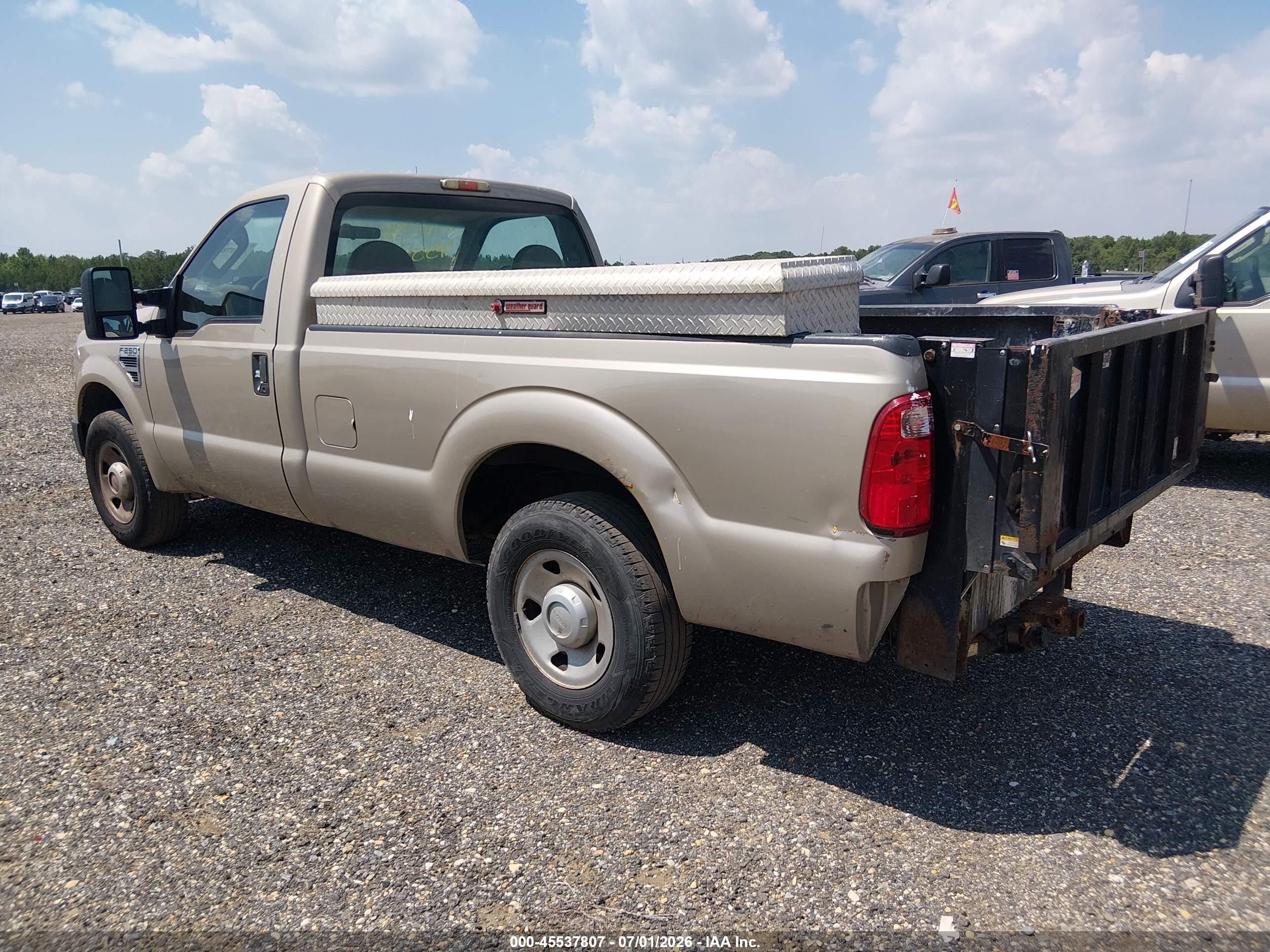 2008 Ford Super Duty F-250 Srw Xl/xlt Tan vin: 1FTNF20598EE22083