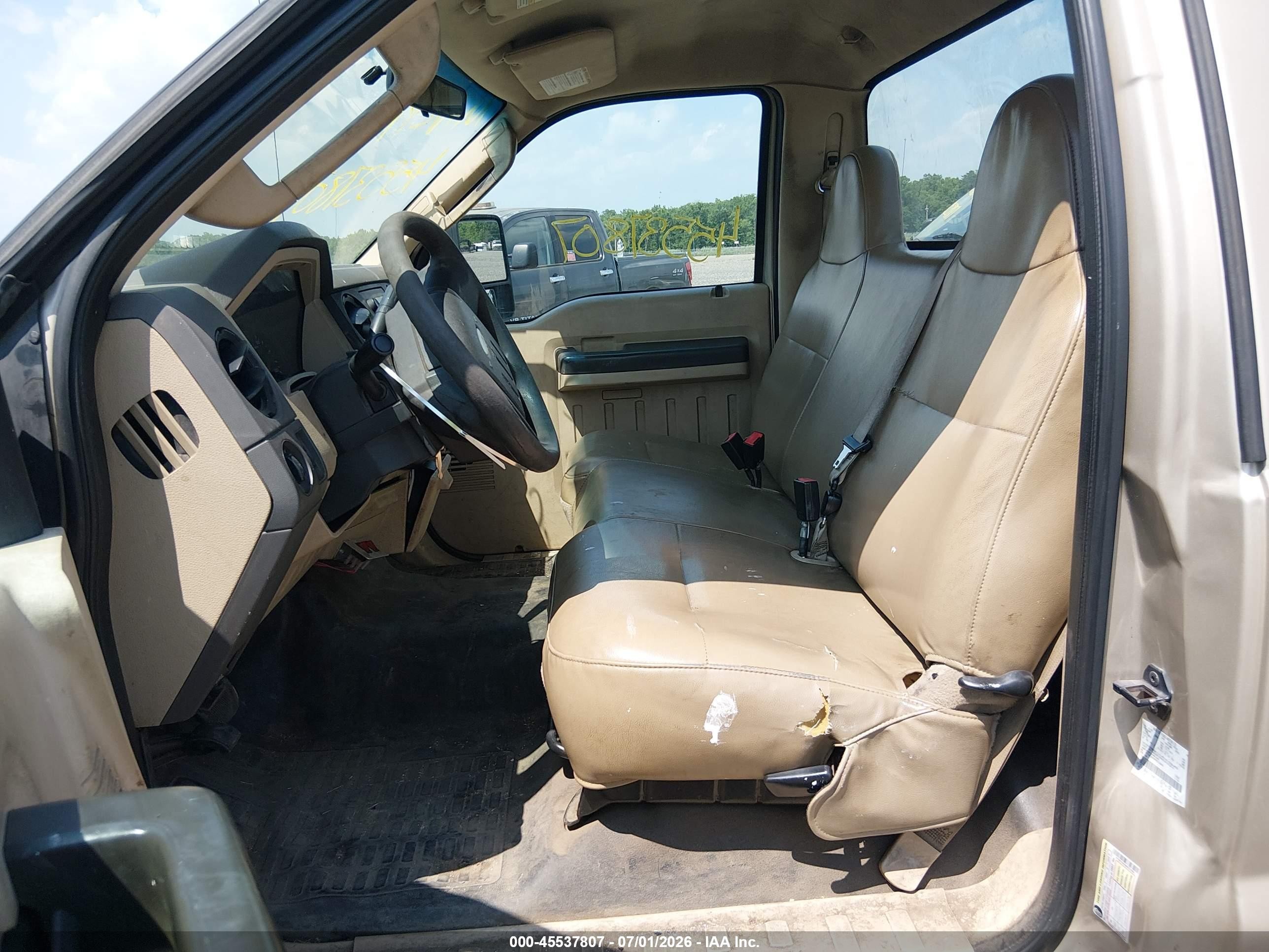 2008 Ford Super Duty F-250 Srw Xl/xlt Tan vin: 1FTNF20598EE22083