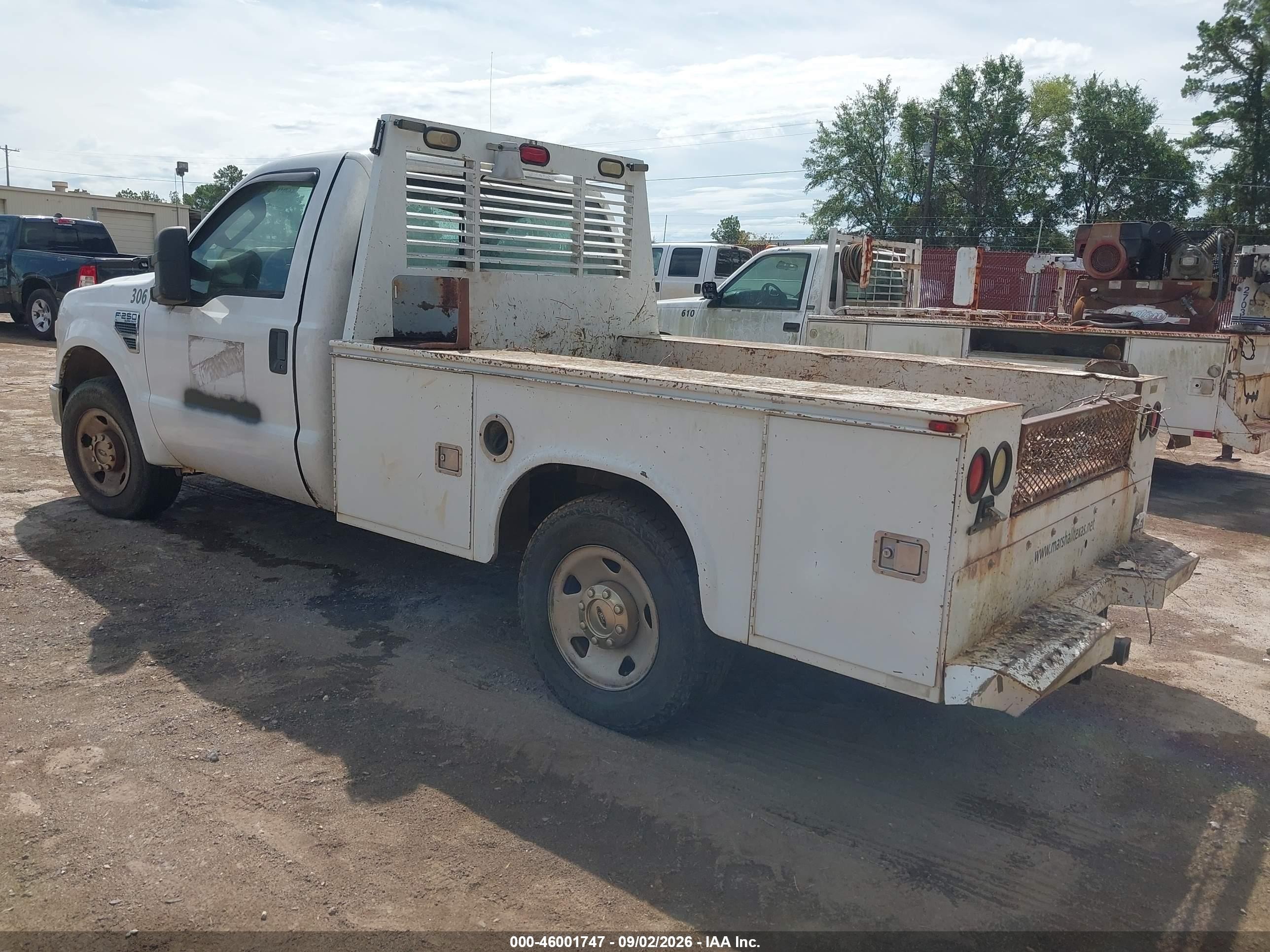2008 Ford F-250 Xl/xlt White vin: 1FTNF205X8EB49168