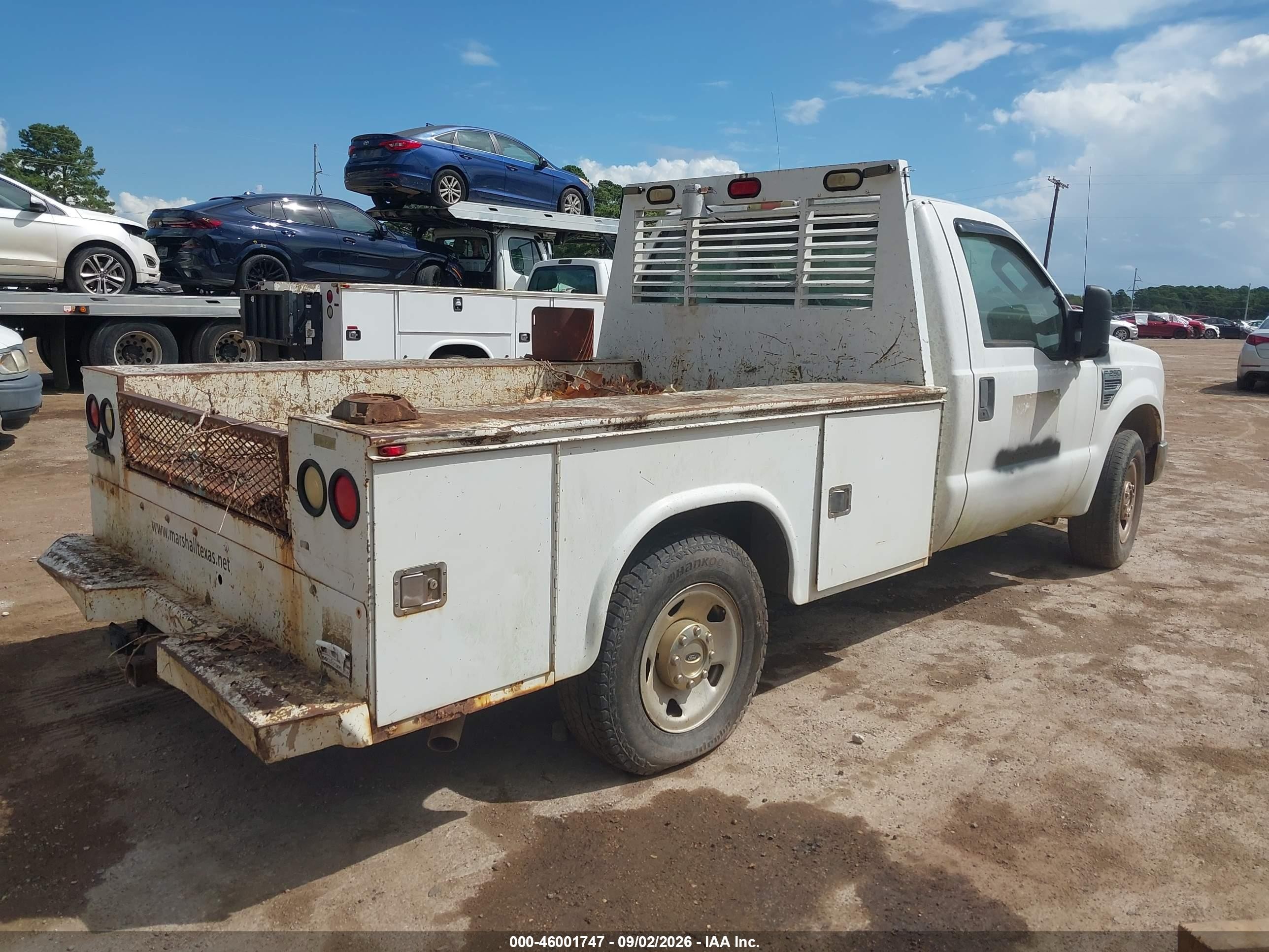 2008 Ford F-250 Xl/xlt White vin: 1FTNF205X8EB49168