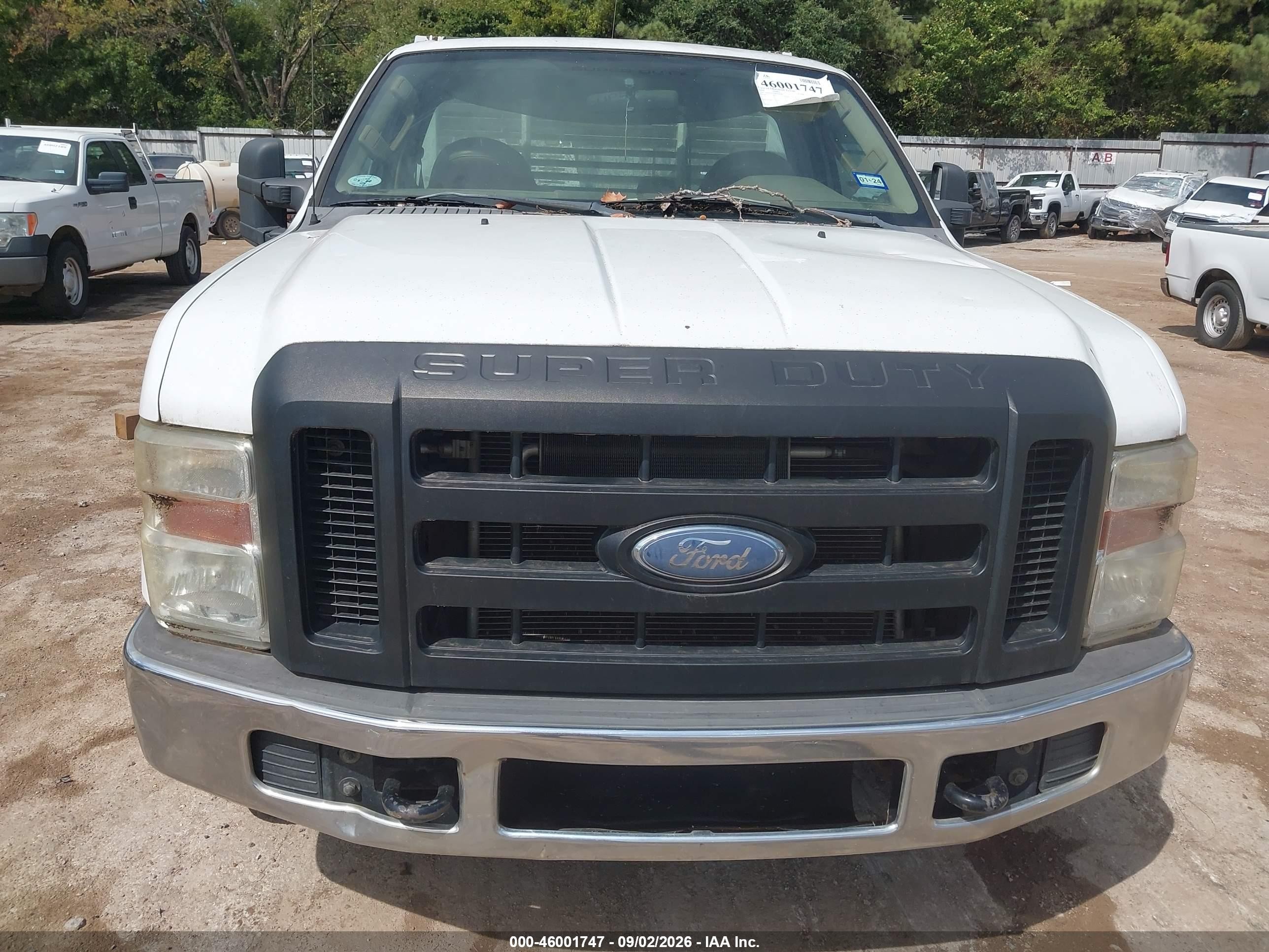 2008 Ford F-250 Xl/xlt White vin: 1FTNF205X8EB49168
