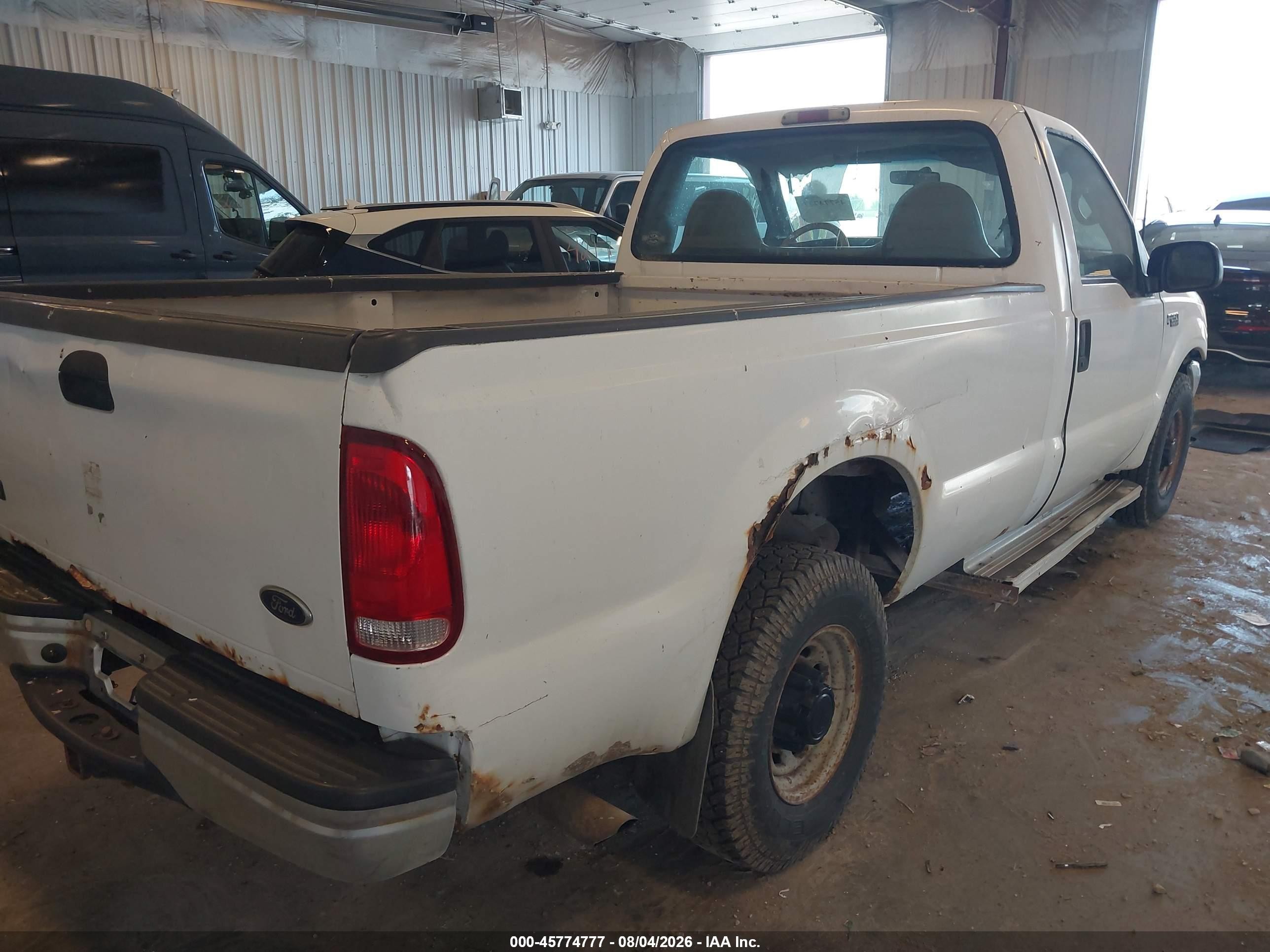 1999 Ford F-250 Lariat/xl/xlt White vin: 1FTNF20F1XEA57938