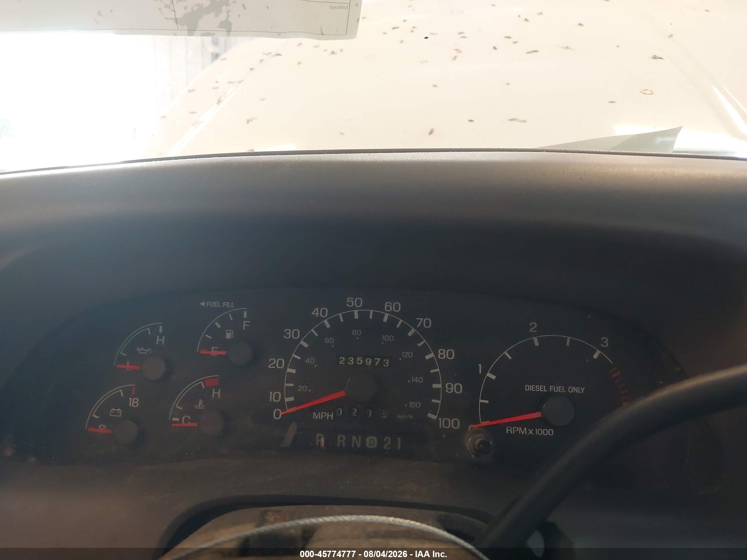 1999 Ford F-250 Lariat/xl/xlt White vin: 1FTNF20F1XEA57938