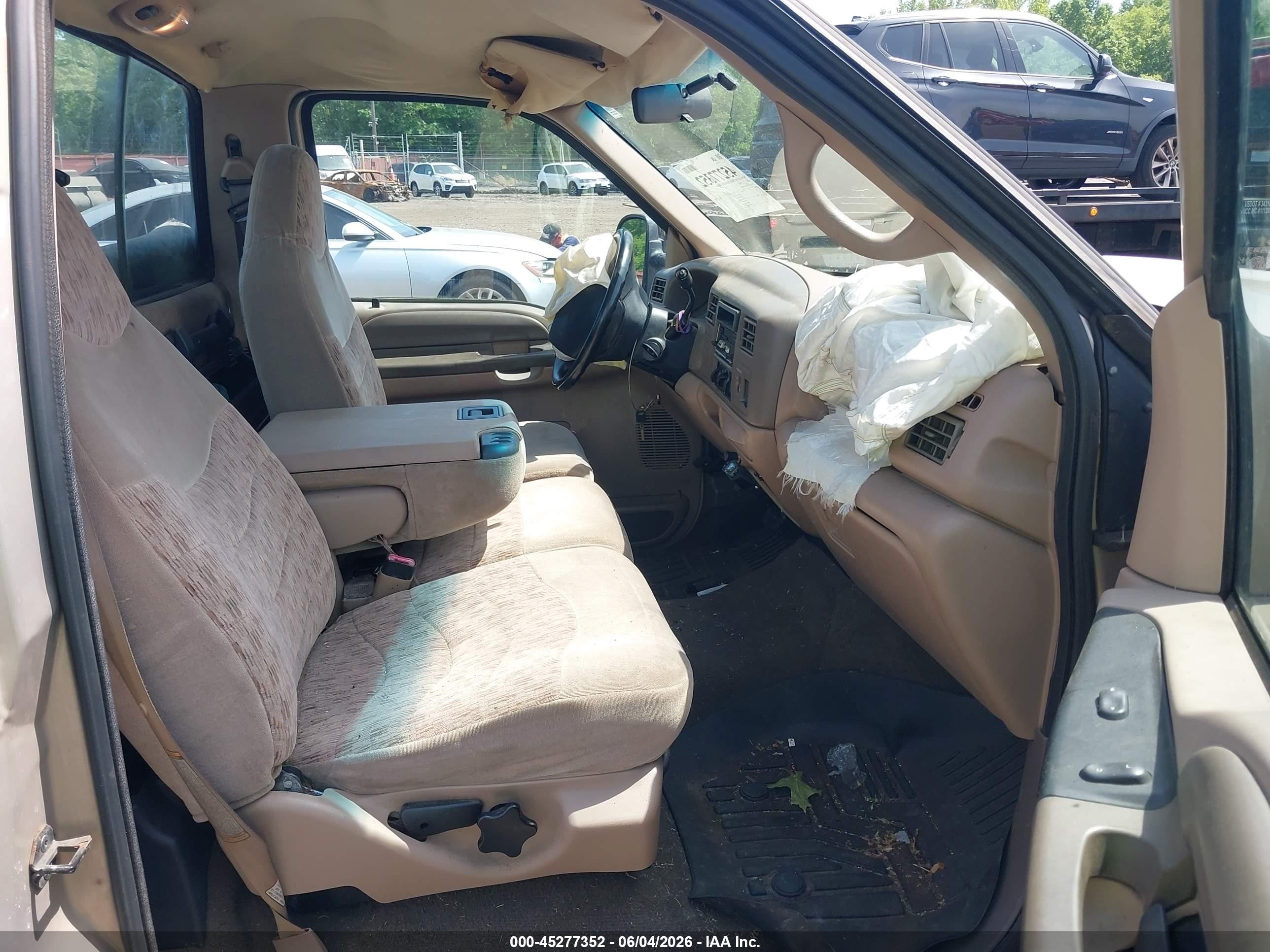 1999 Ford F-250 Lariat/xl/xlt Tan vin: 1FTNF20F6XEB38482