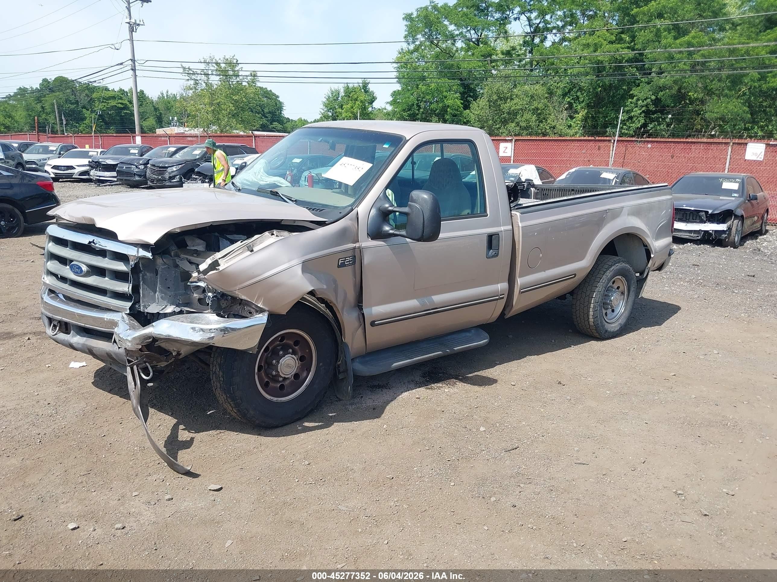 1999 Ford F-250 Lariat/xl/xlt Tan vin: 1FTNF20F6XEB38482
