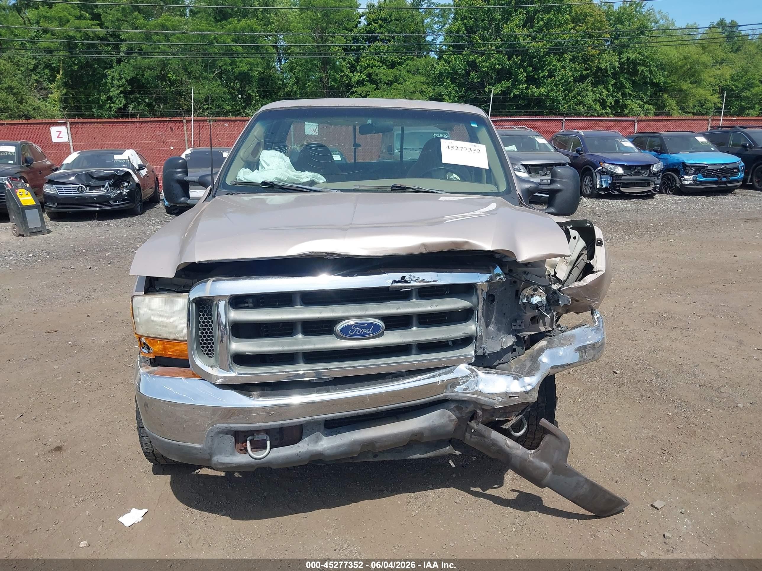 1999 Ford F-250 Lariat/xl/xlt Tan vin: 1FTNF20F6XEB38482
