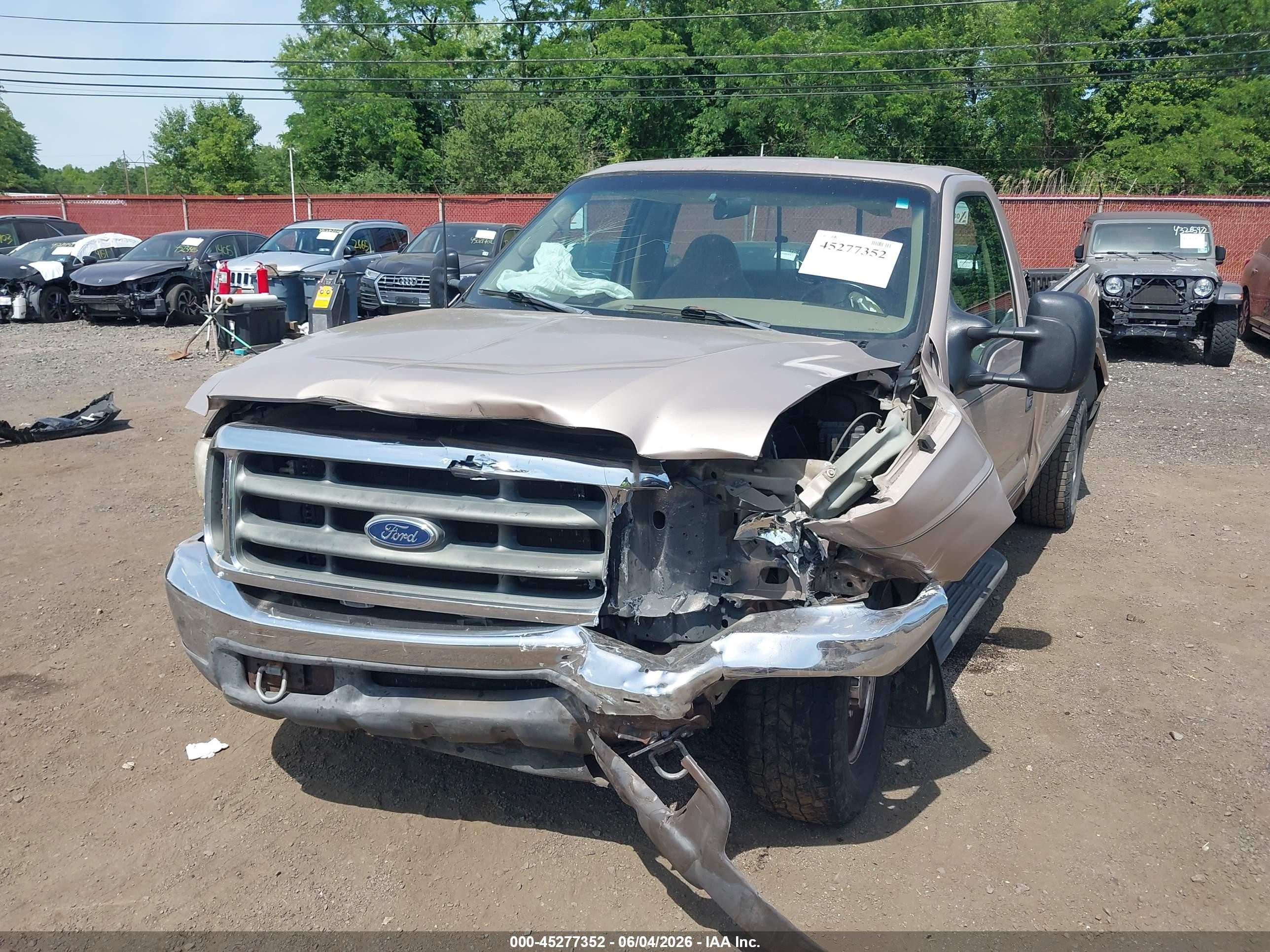 1999 Ford F-250 Lariat/xl/xlt Tan vin: 1FTNF20F6XEB38482