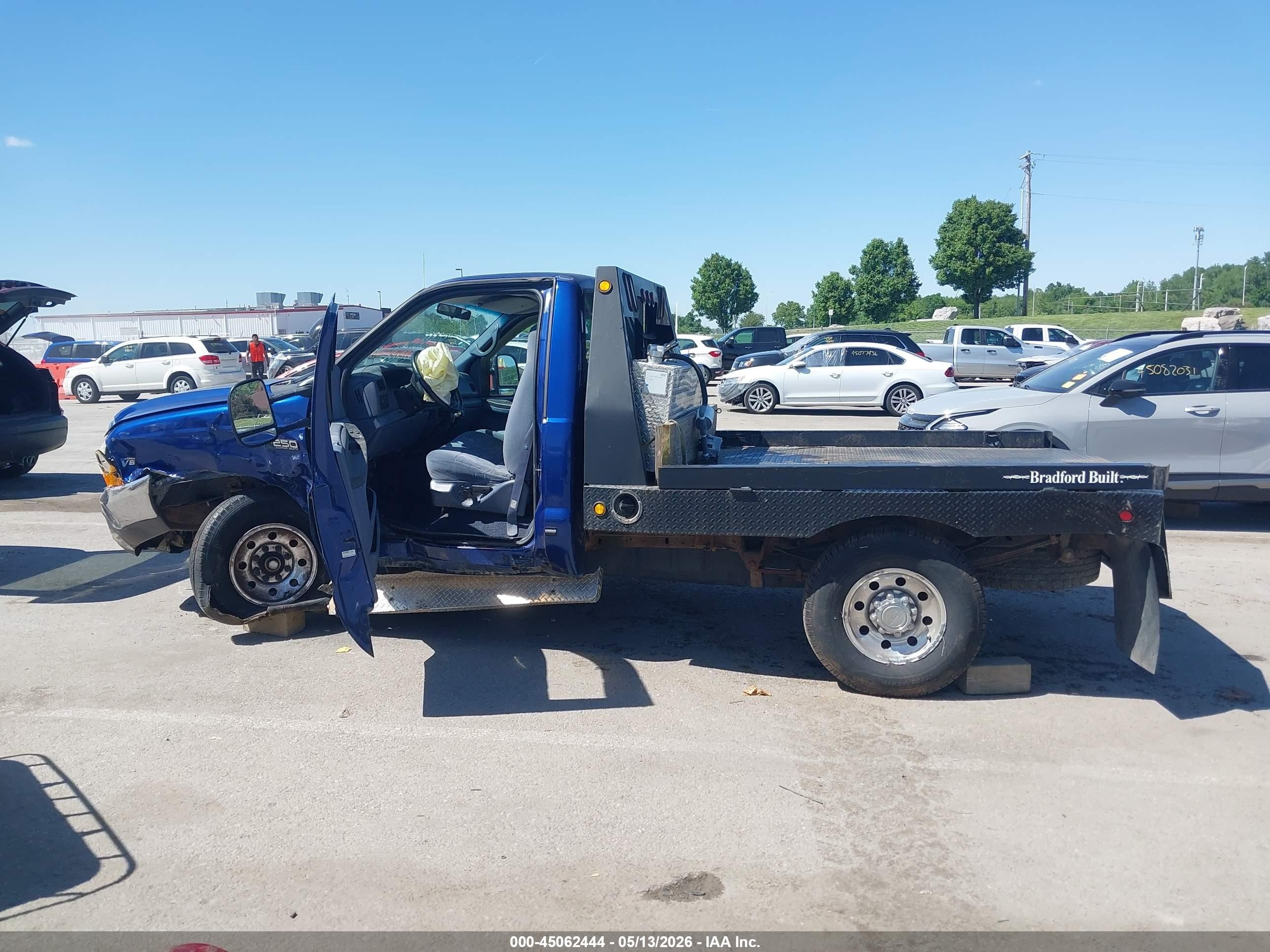 1999 Ford F-250 Lariat/xl/xlt Blue vin: 1FTNF20F7XEA77711