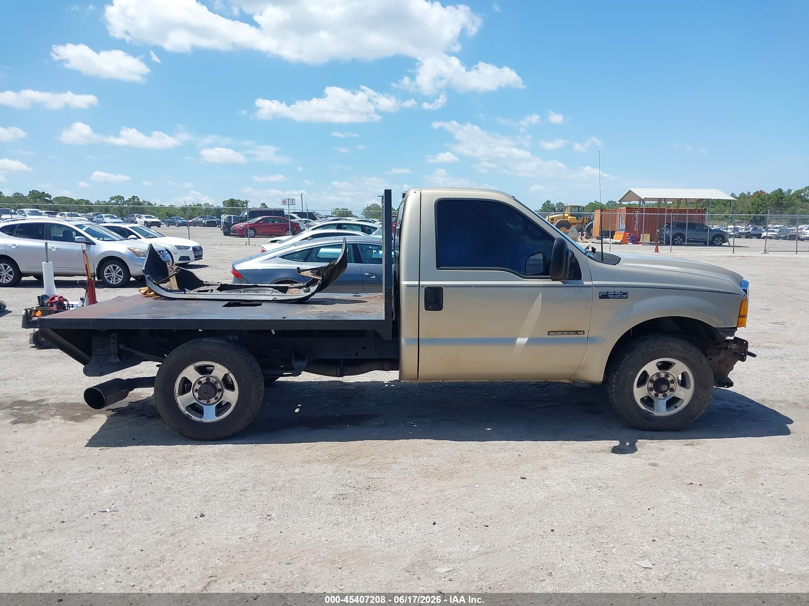 2001 Ford F-250 Xl/xlt Gold vin: 1FTNF20FX1EB82539